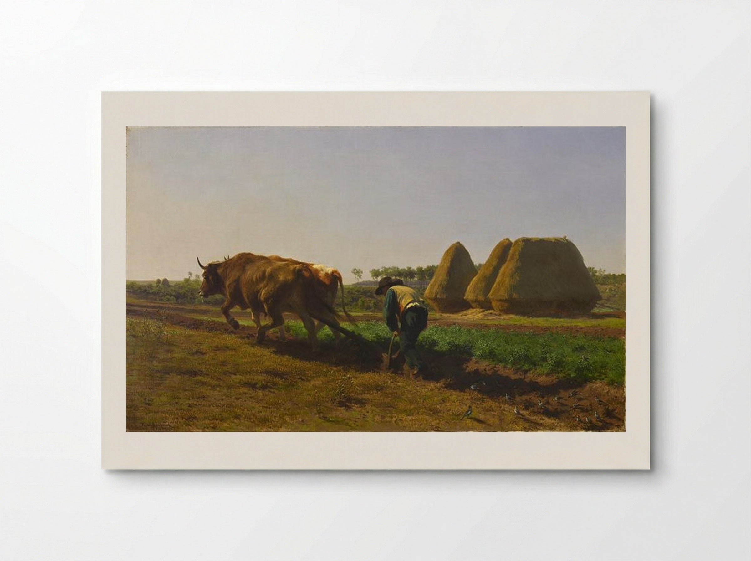 Ploughing in the Nivernais - Rosa Bonheur - Poster