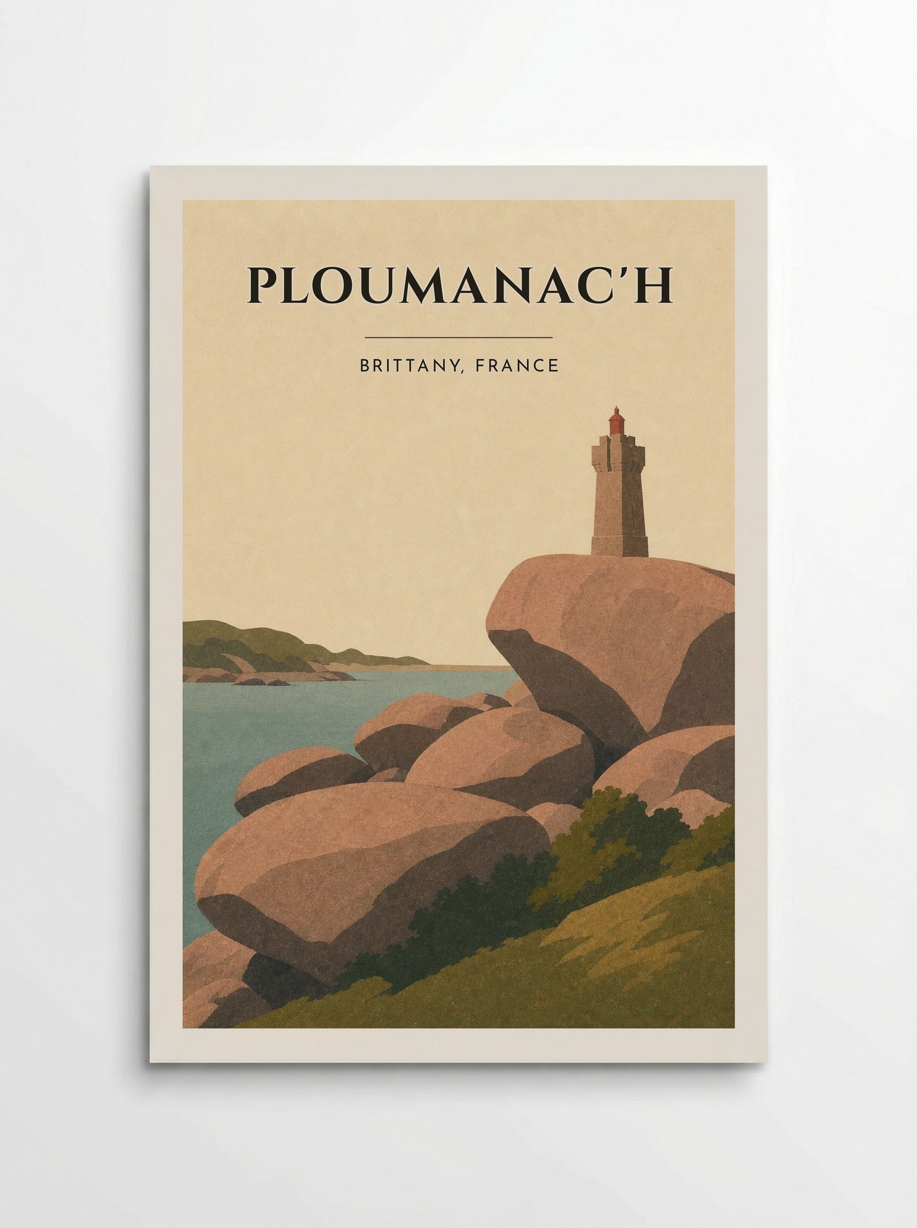 Ploumanac'h Travel Poster Artwork - Poster