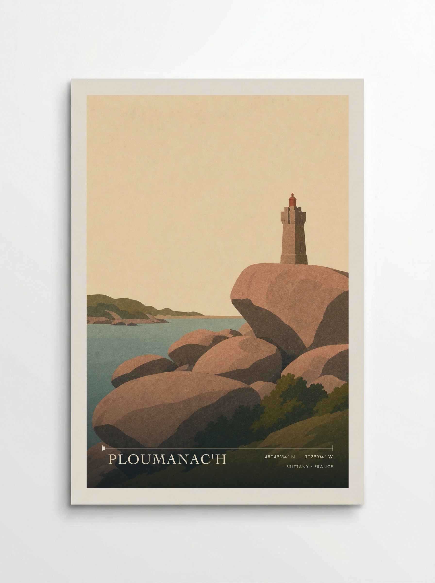 Ploumanac'h Travel Poster Artwork - Poster