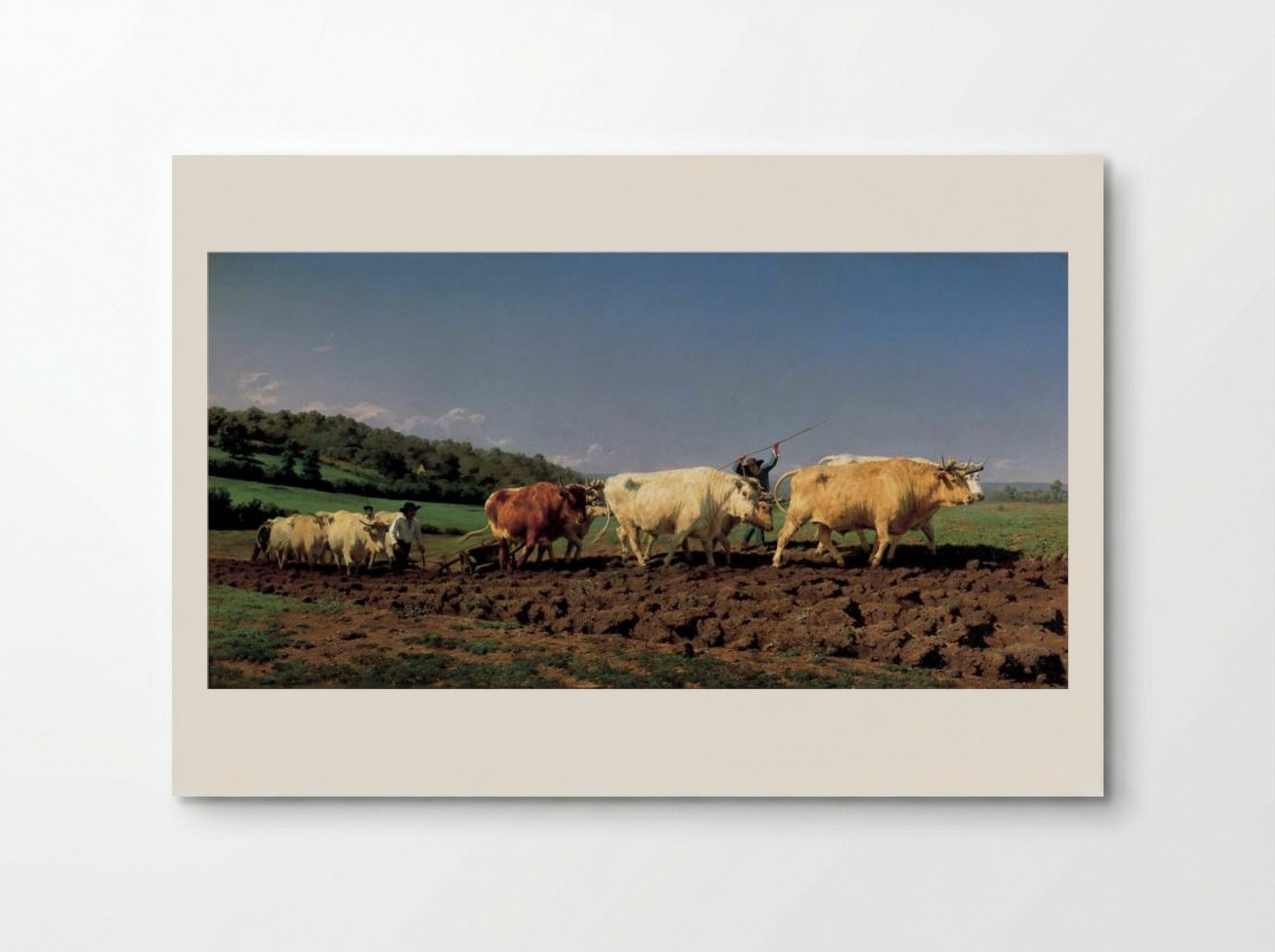 Plowing in the Nivernais - Rosa Bonheur - Poster