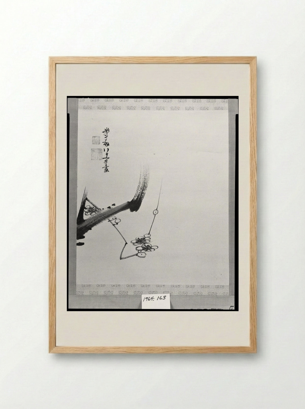 Plum Blossoms - Itō Jakuchū - Framed Print Wood