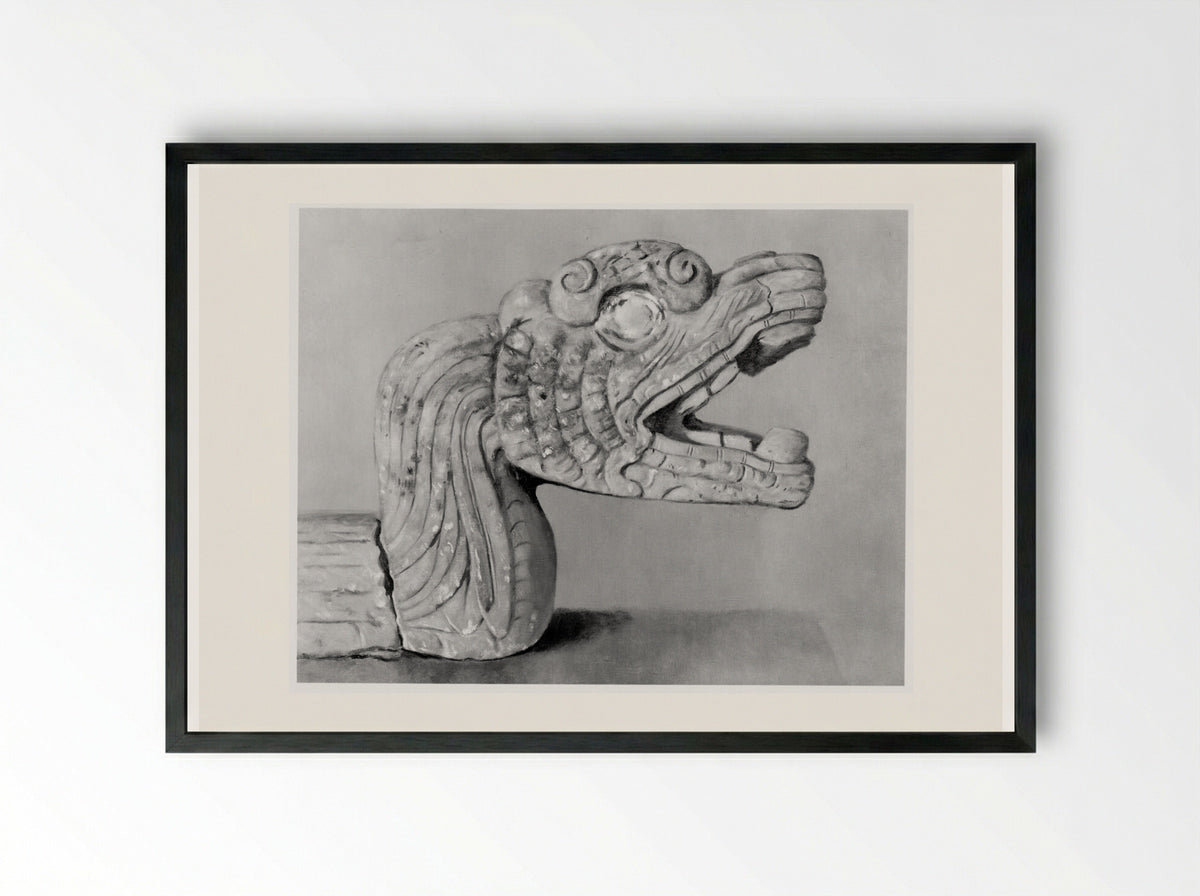 Plumed Serpent - Joseph Lindon Smith - Framed Print Black