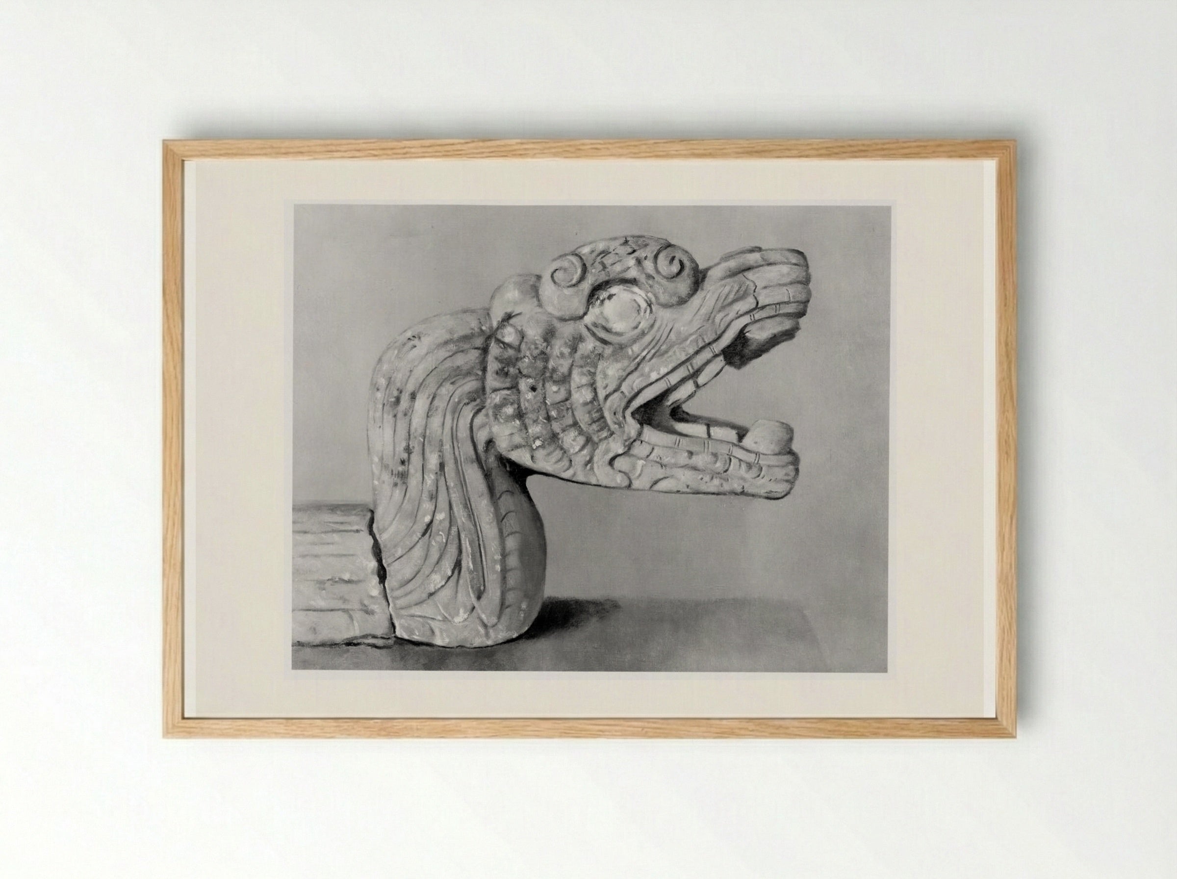 Plumed Serpent - Joseph Lindon Smith - Framed Print Wood
