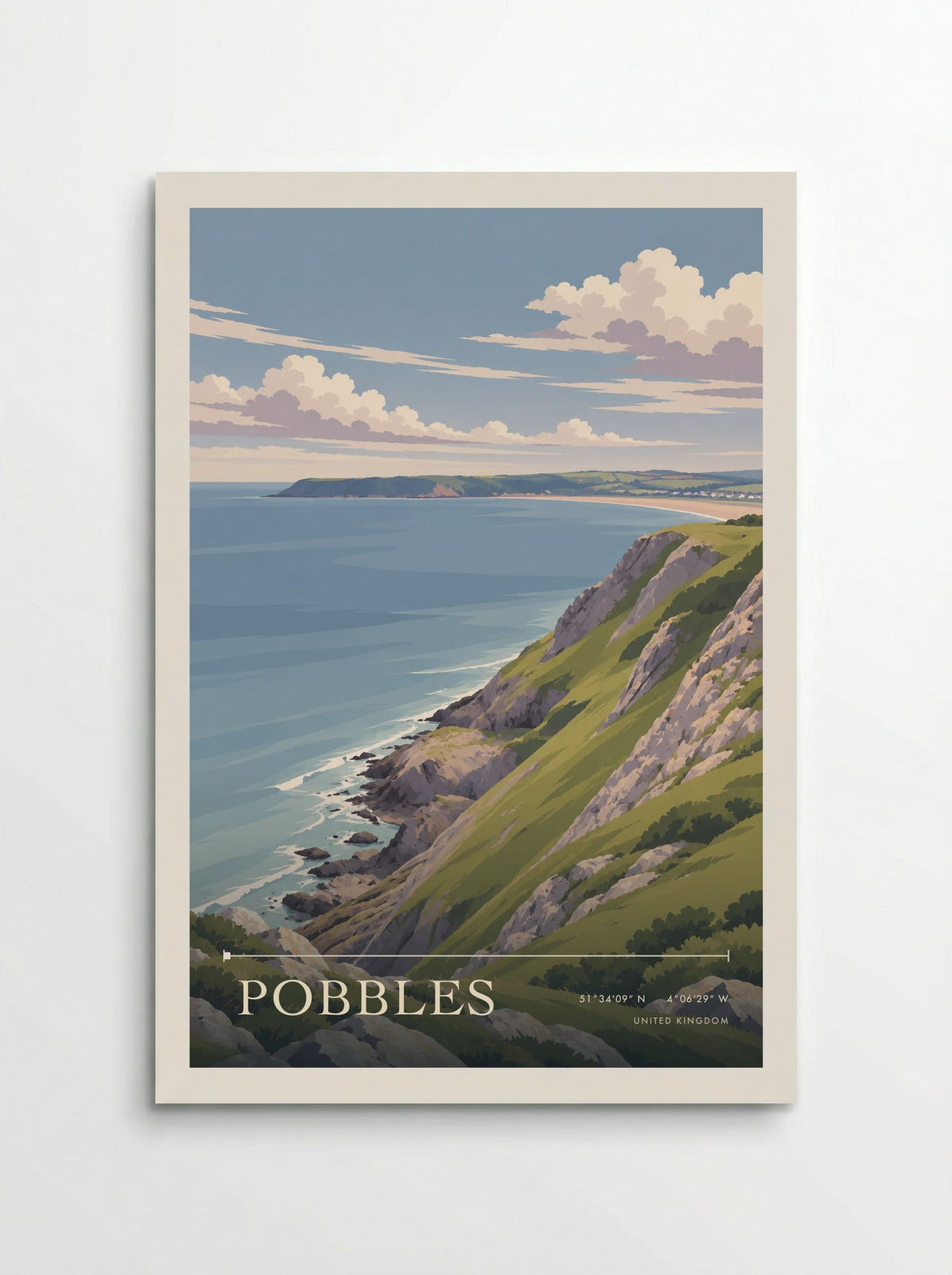 Pobbles | Travel Poster - Poster