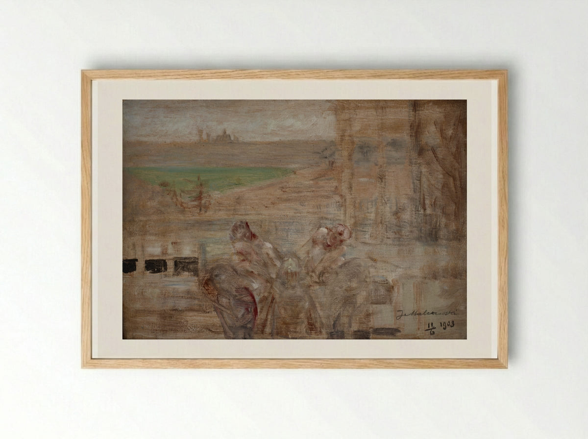 Poisoned Well II - Jacek Malczewski - Framed Print Wood