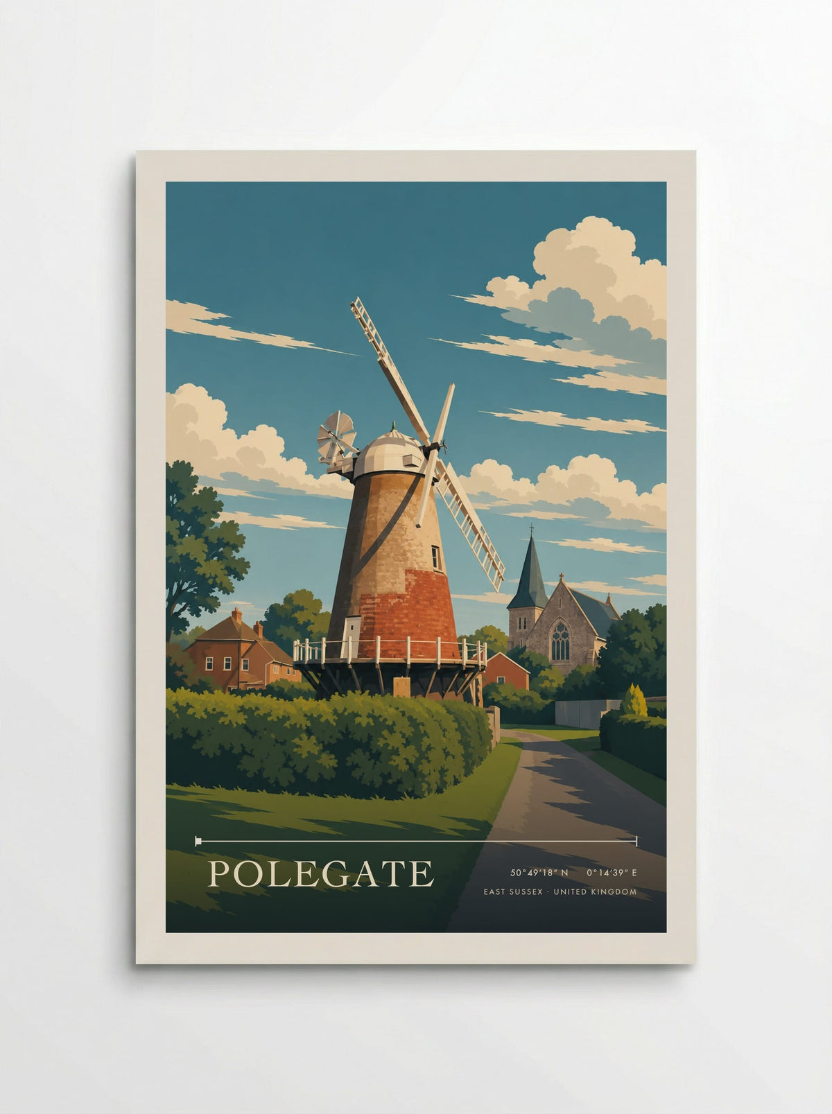Polegate, East Sussex | Travel Poster - Poster