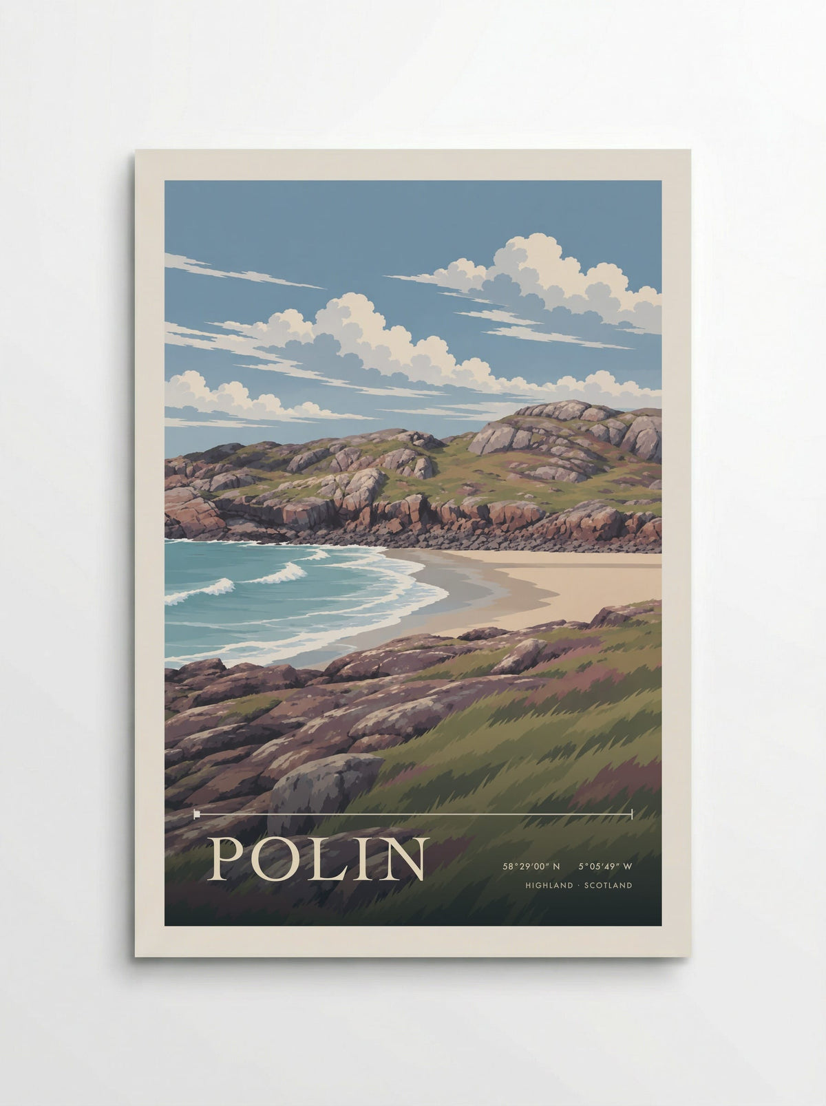Polin, Highland | Travel Poster - Poster