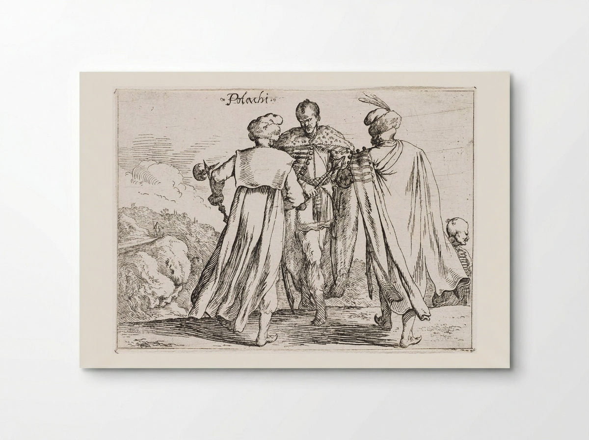 Polish Costumes - Johann Wilhelm Baur - Poster