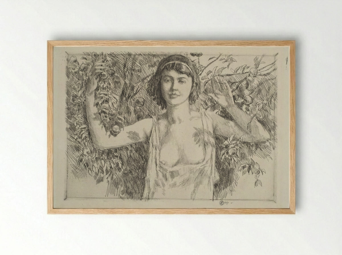Polly Kane - Childe Hassam - Framed Print Wood