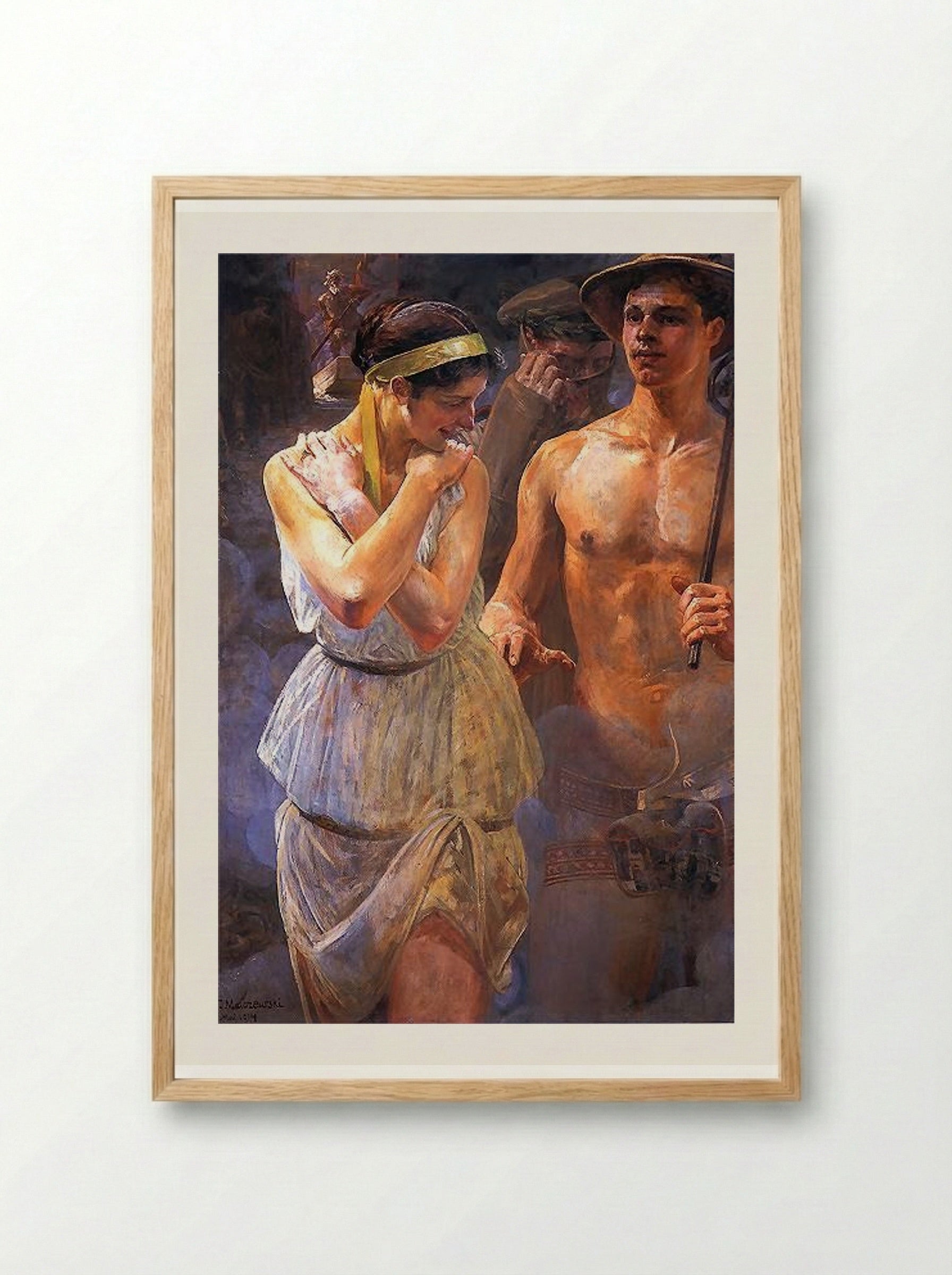 Polonia II - Jacek Malczewski - Framed Print Wood