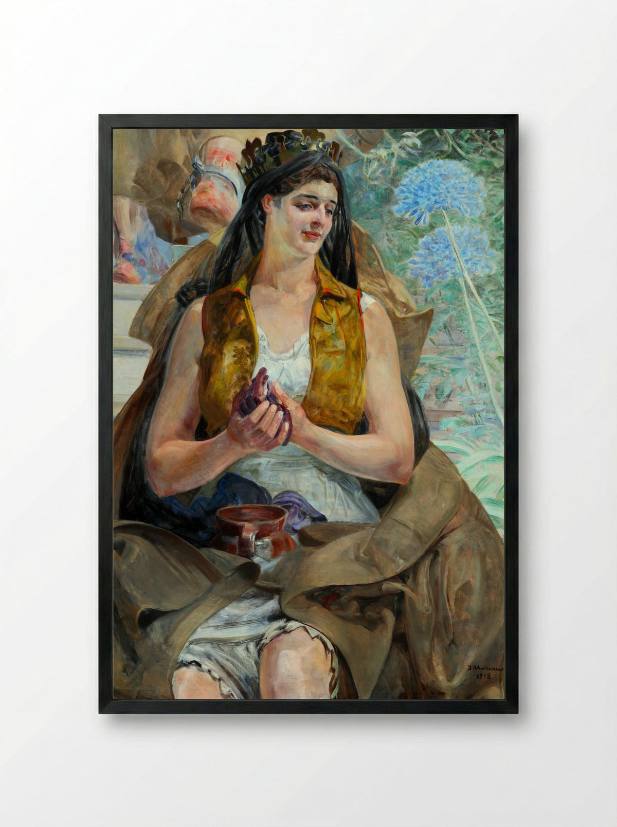Polonia - Jacek Malczewski - Framed Print Black