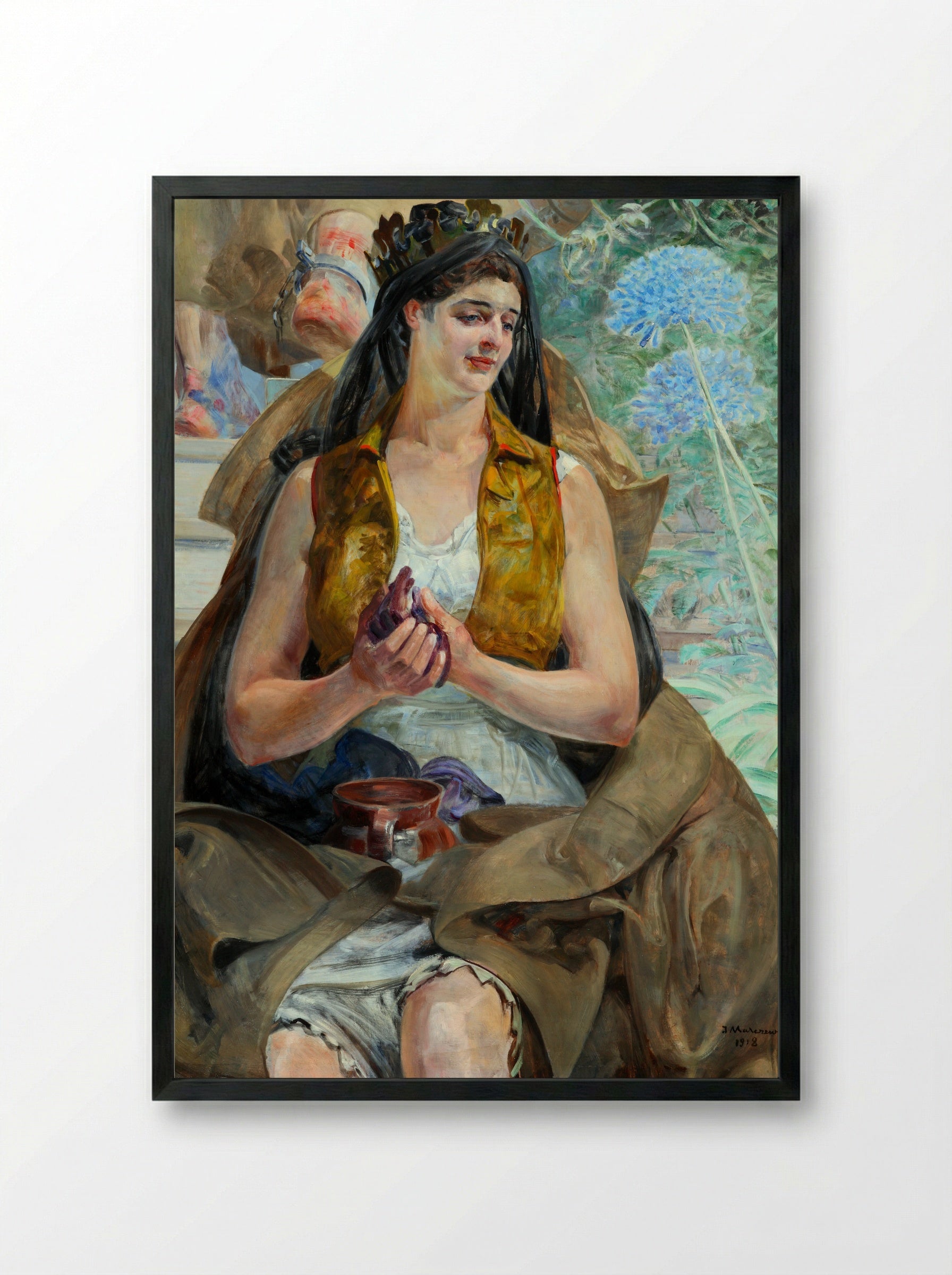 Polonia - Jacek Malczewski - Framed Print Black