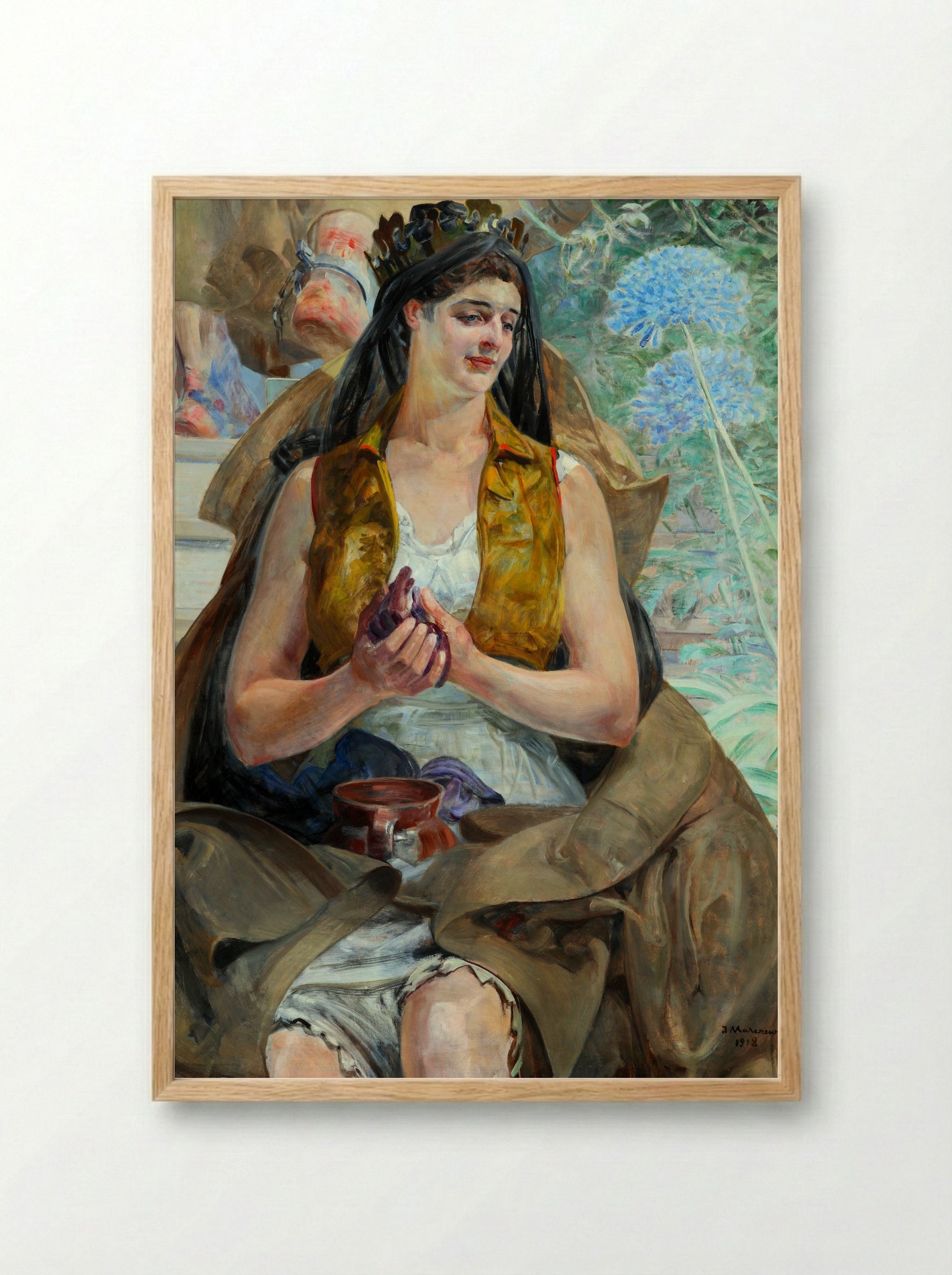 Polonia - Jacek Malczewski - Framed Print Wood
