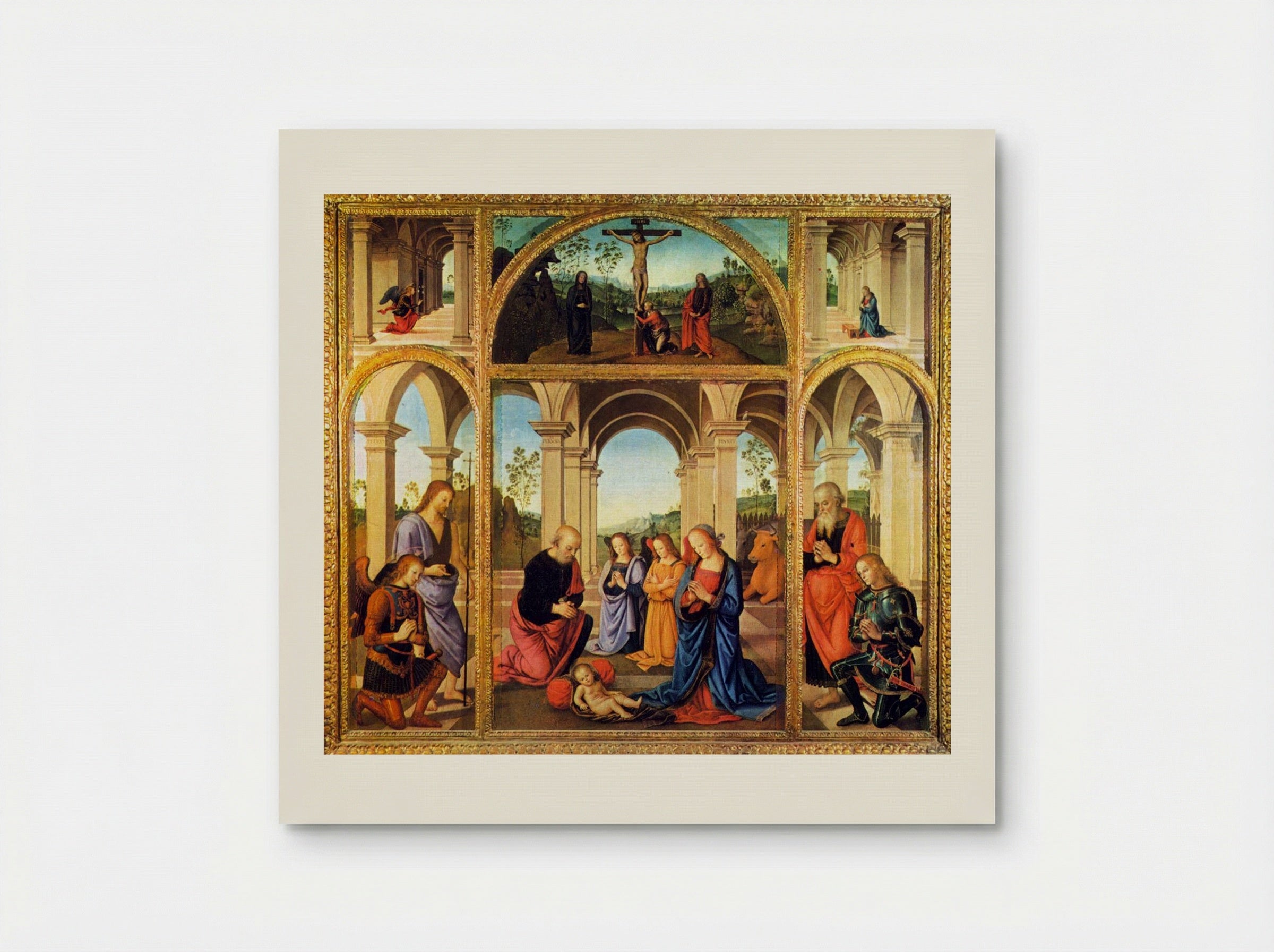 Polyptych Albani Torlonia - Pietro Perugino - Poster