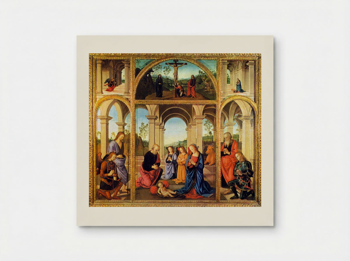Polyptych Albani Torlonia - Pietro Perugino - Poster