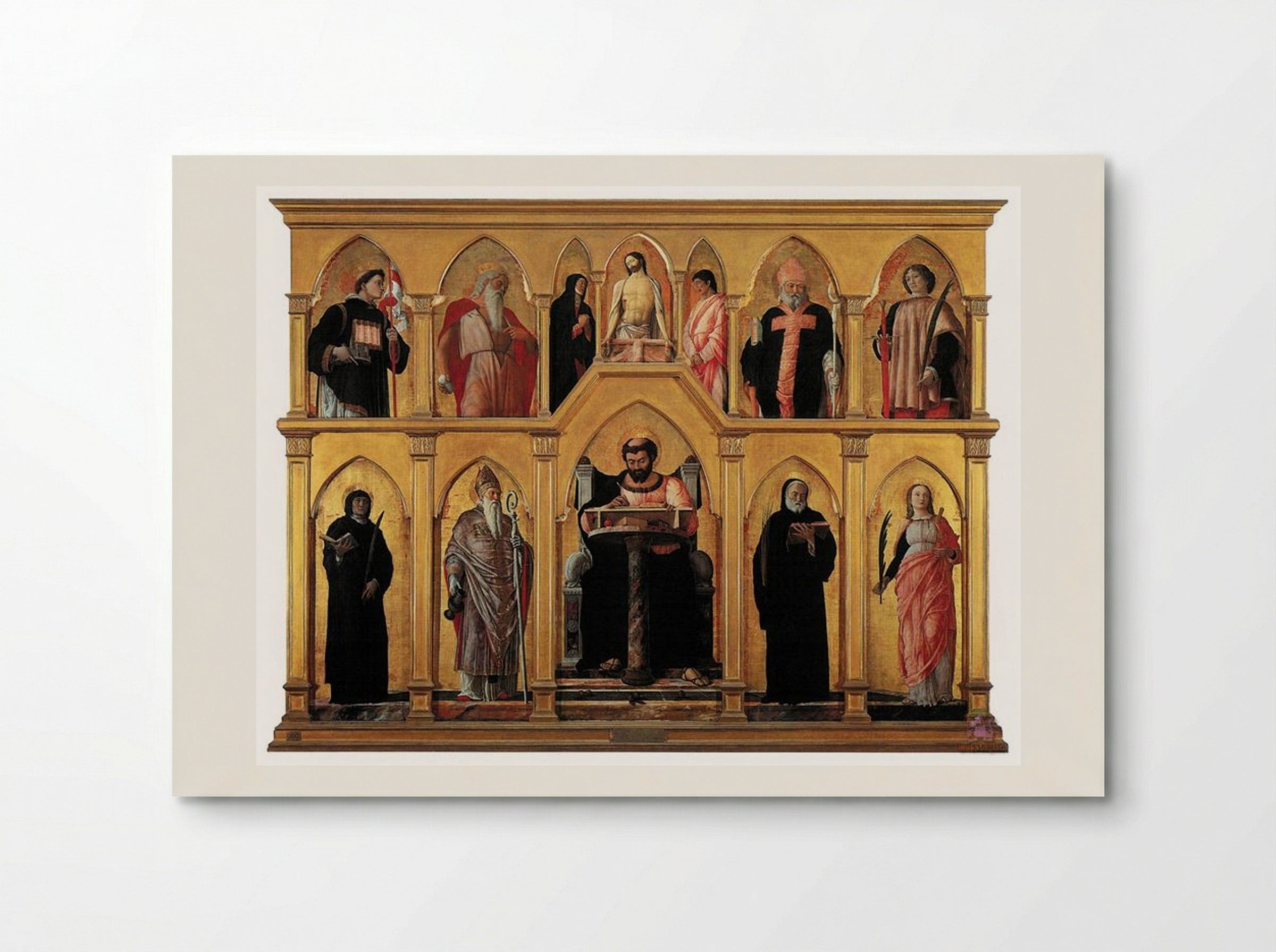 Polyptych of St. Luke - Andrea Mantegna - Poster