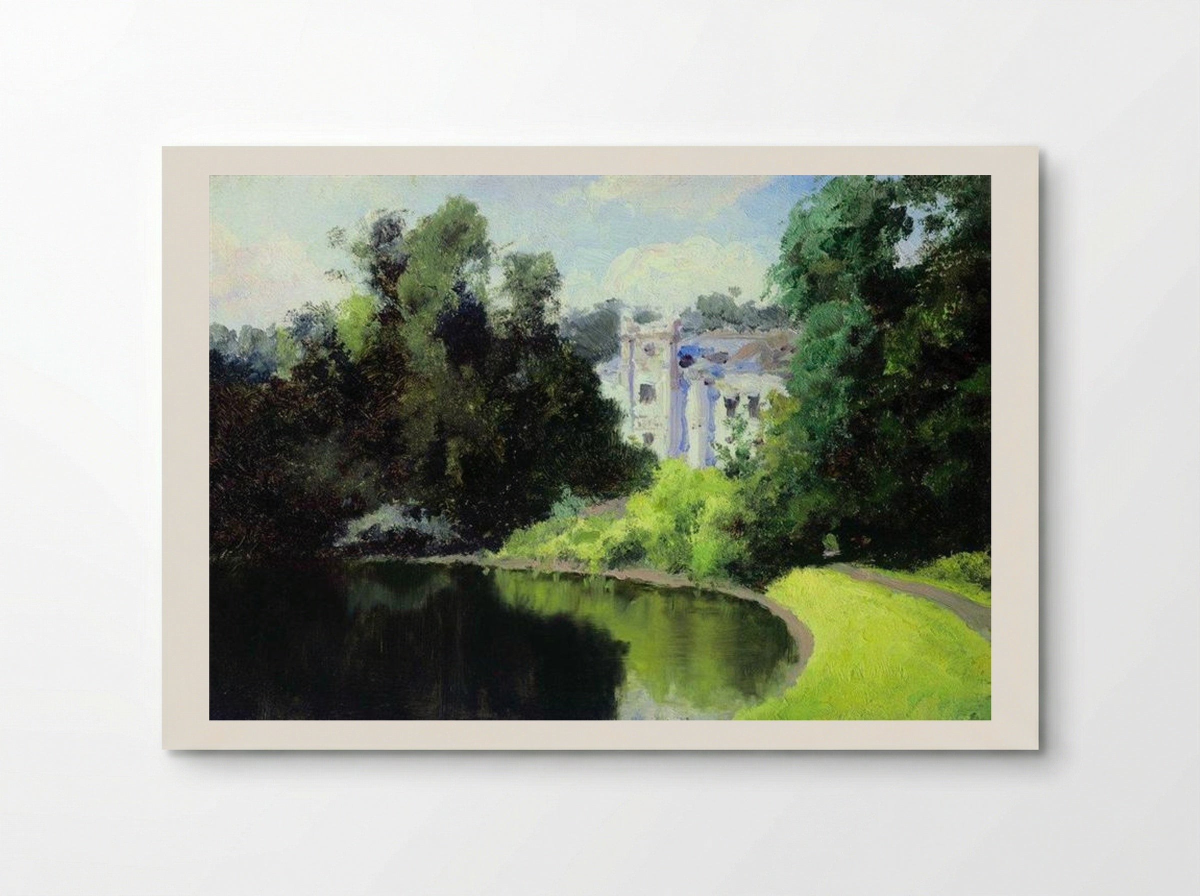 Pond in the Park. Olshanka - Vasily Polenov - Poster