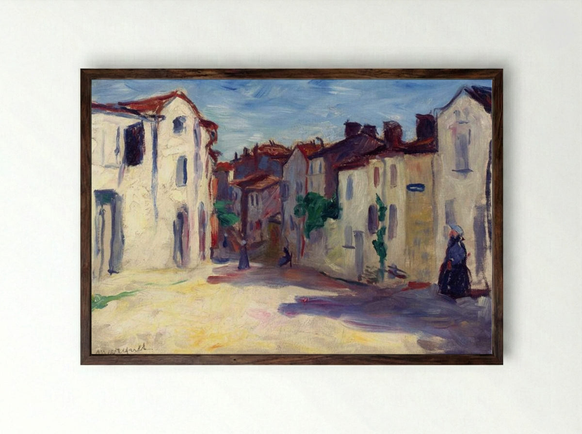 Pons, Charente-Maritime - Albert Marquet - Framed Print Dark Wood
