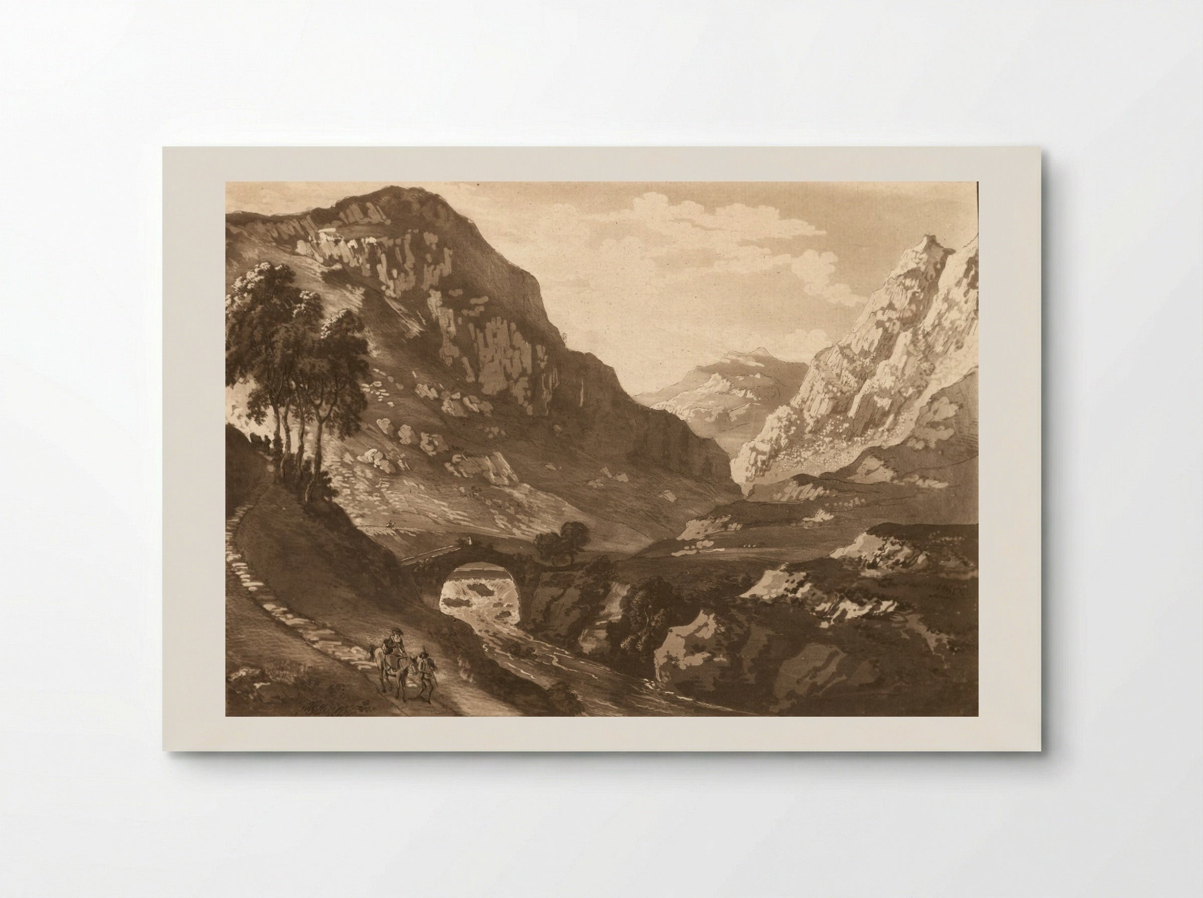 Pont-Aber-Glasllin - Paul Sandby - Poster