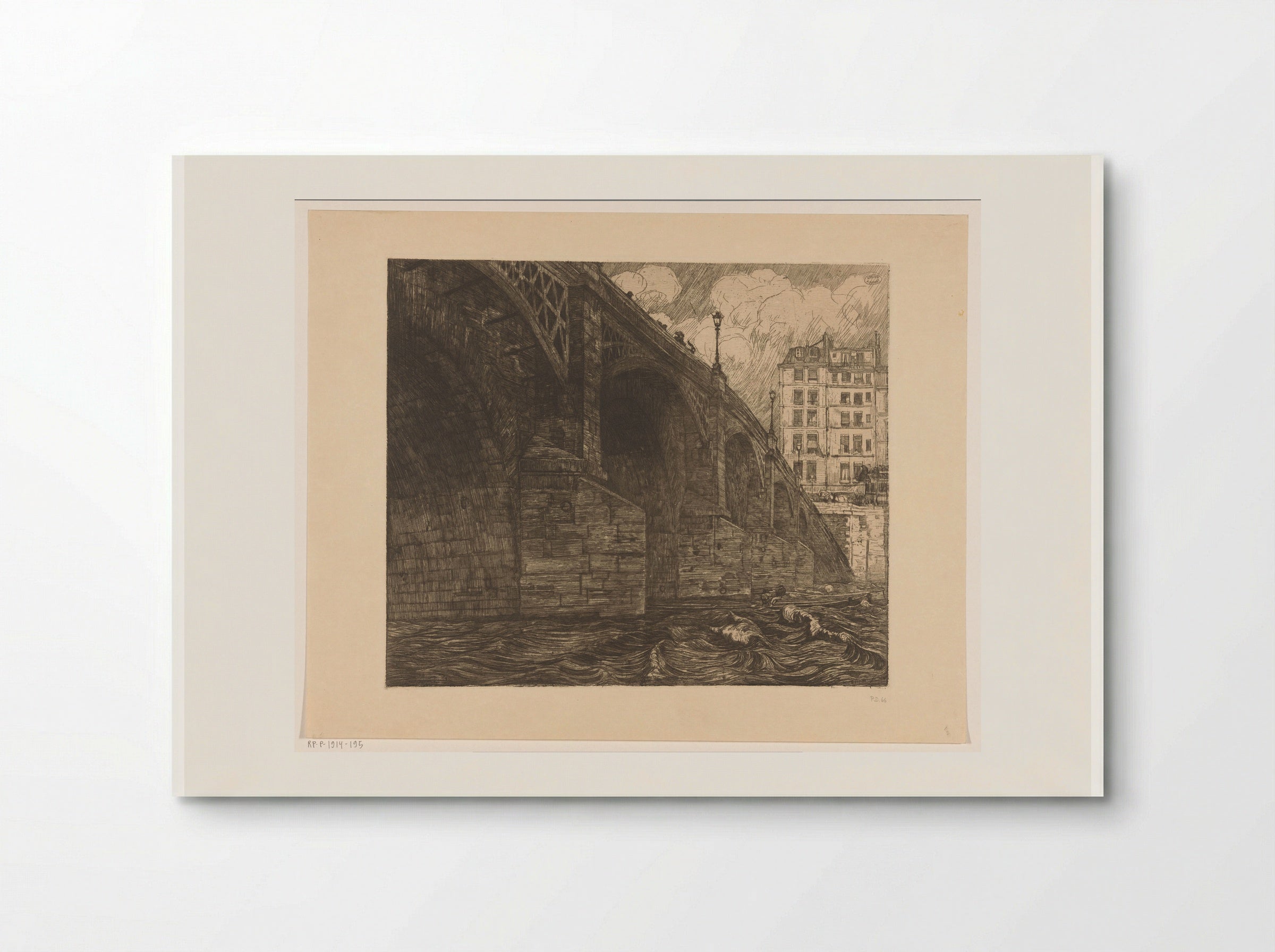 Pont de la Tournelle in Parijs - Pieter Dupont - Poster