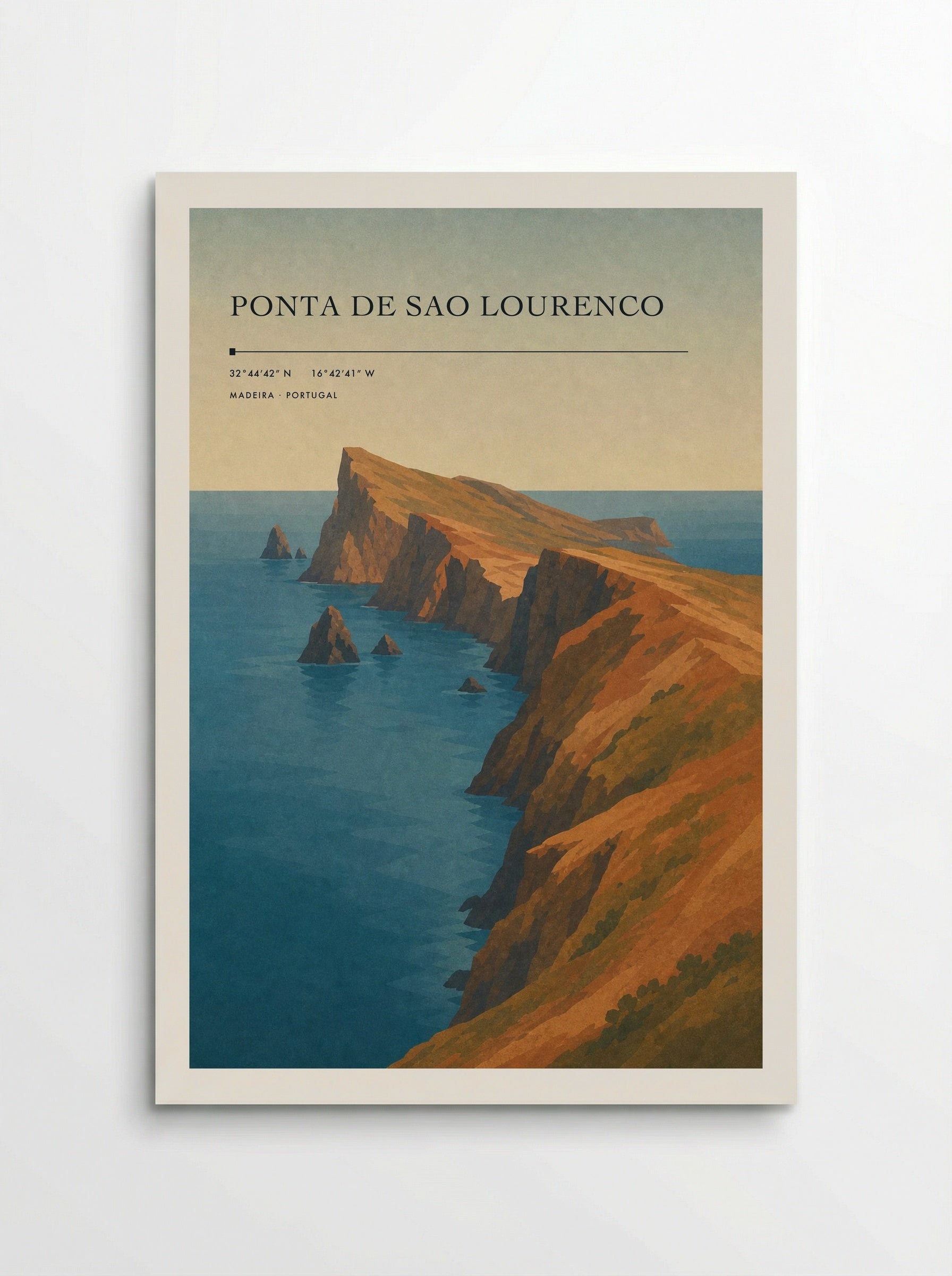 Ponta de Sao Lourenco Travel Poster Artwork - Poster