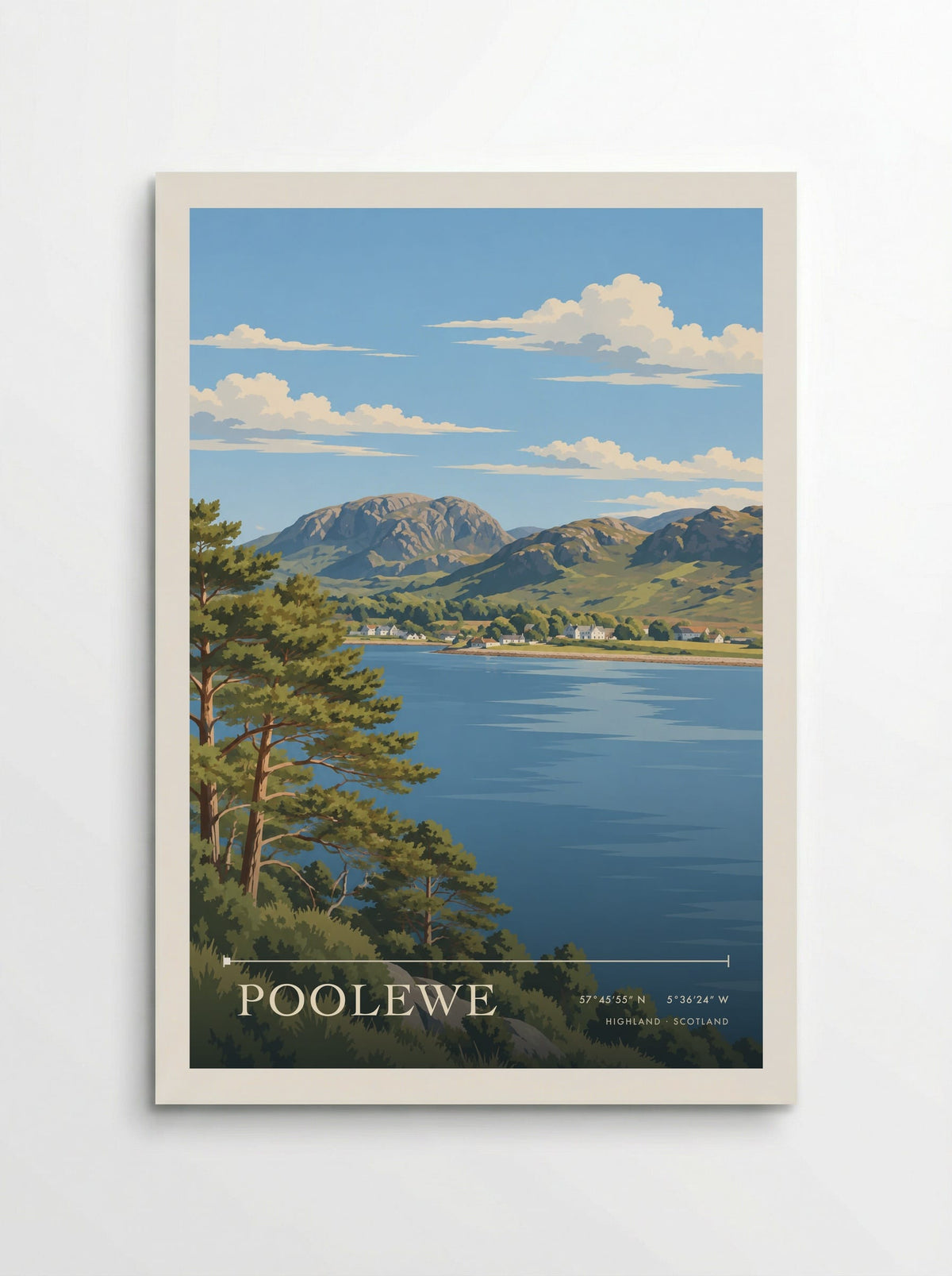 Poolewe, Highland | Travel Poster - Poster