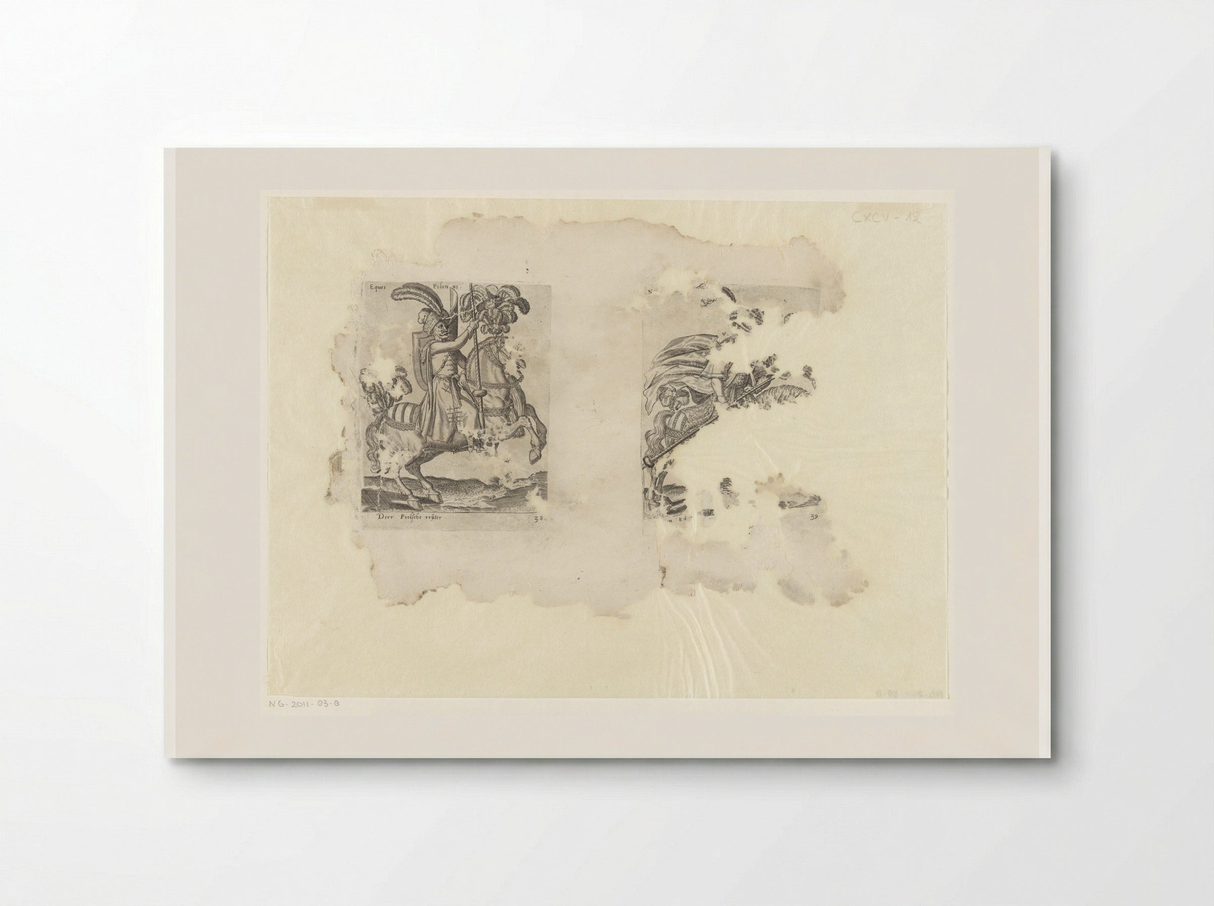 Poolse ruiter en Hongaarse edelman - Abraham de Bruyn - Poster