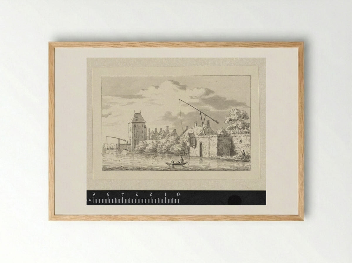 Poort te Ijsselstein - Haatje Pieters Oosterhuis - Framed Print Wood