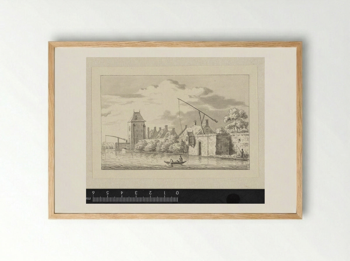 Poort te Ijsselstein - Haatje Pieters Oosterhuis - Framed Print Wood