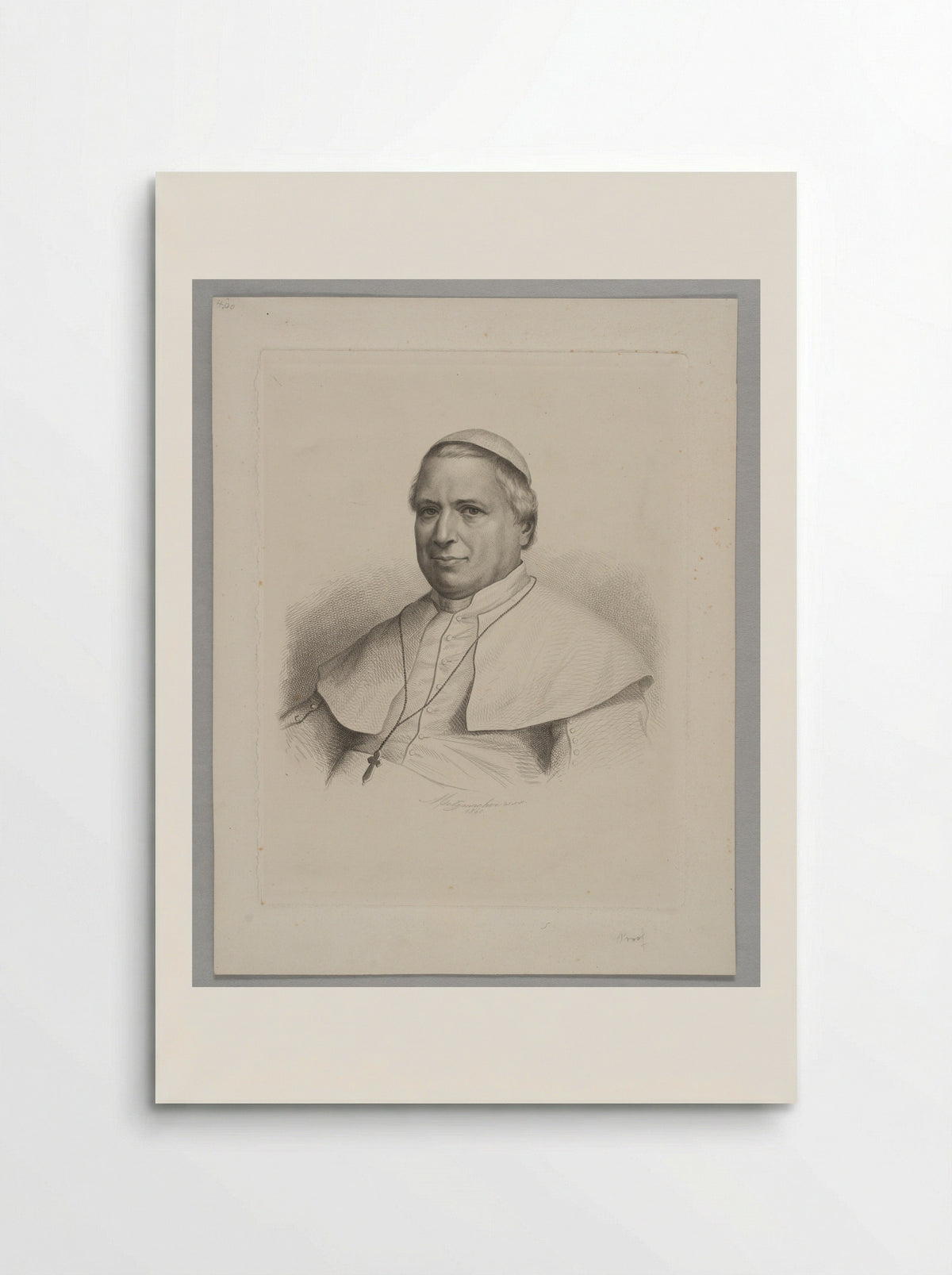 Pope Pius IX - Pierre Guillaume Metzmacher - Poster