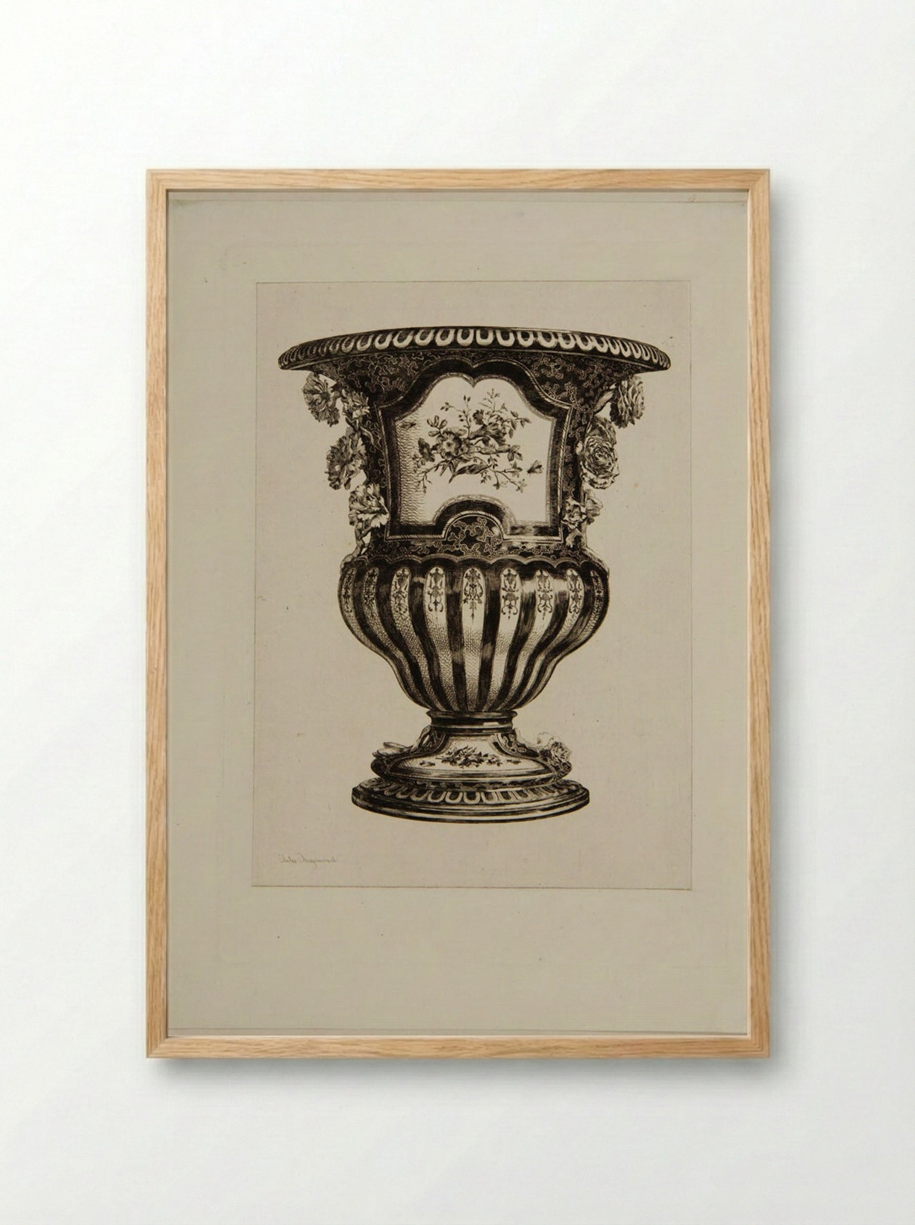 Porcelain of Vincennes - Jules Ferdinand Jacquemart - Framed Print Wood