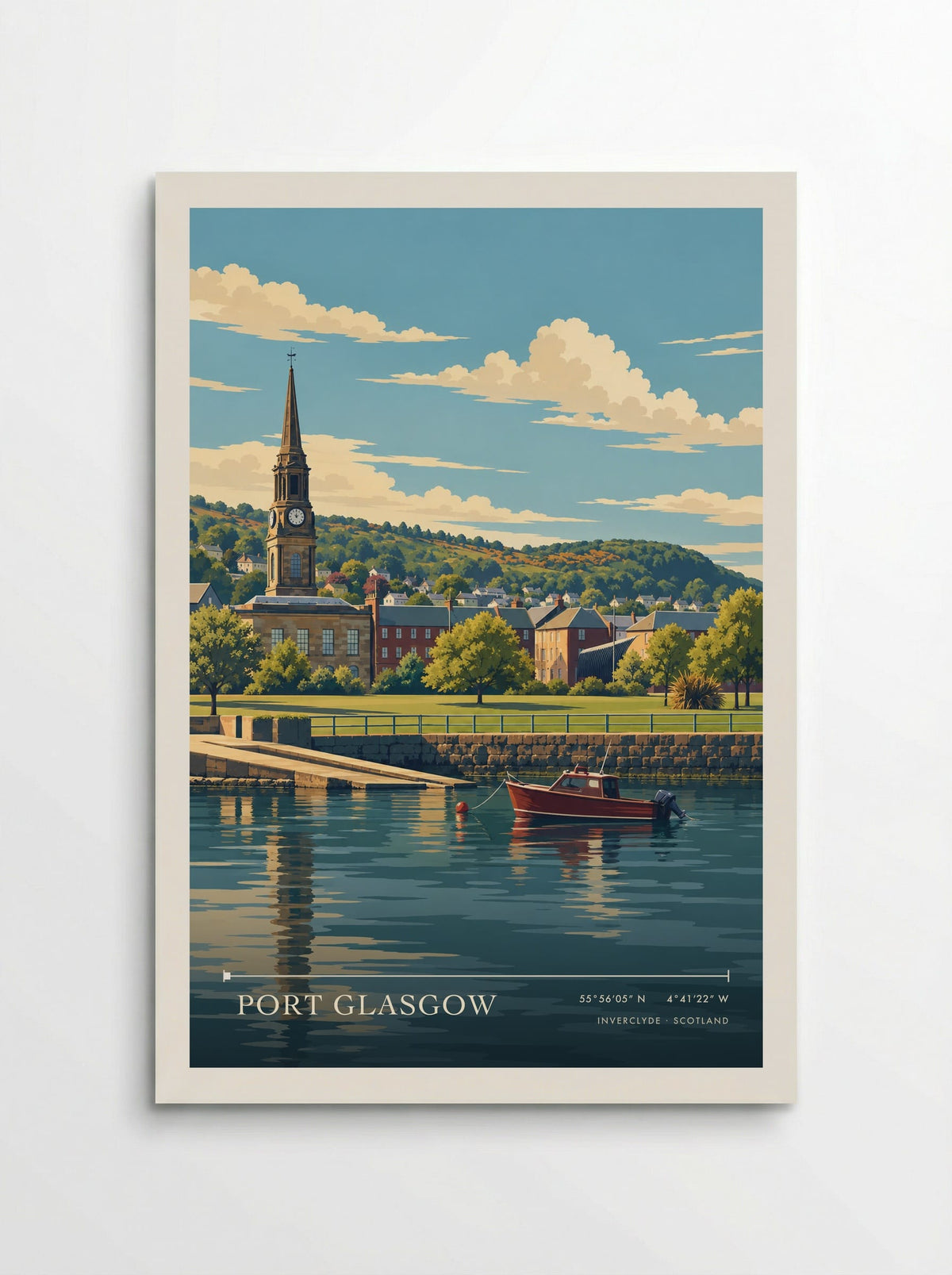 Port Glasgow, Inverclyde | Travel Poster - Poster