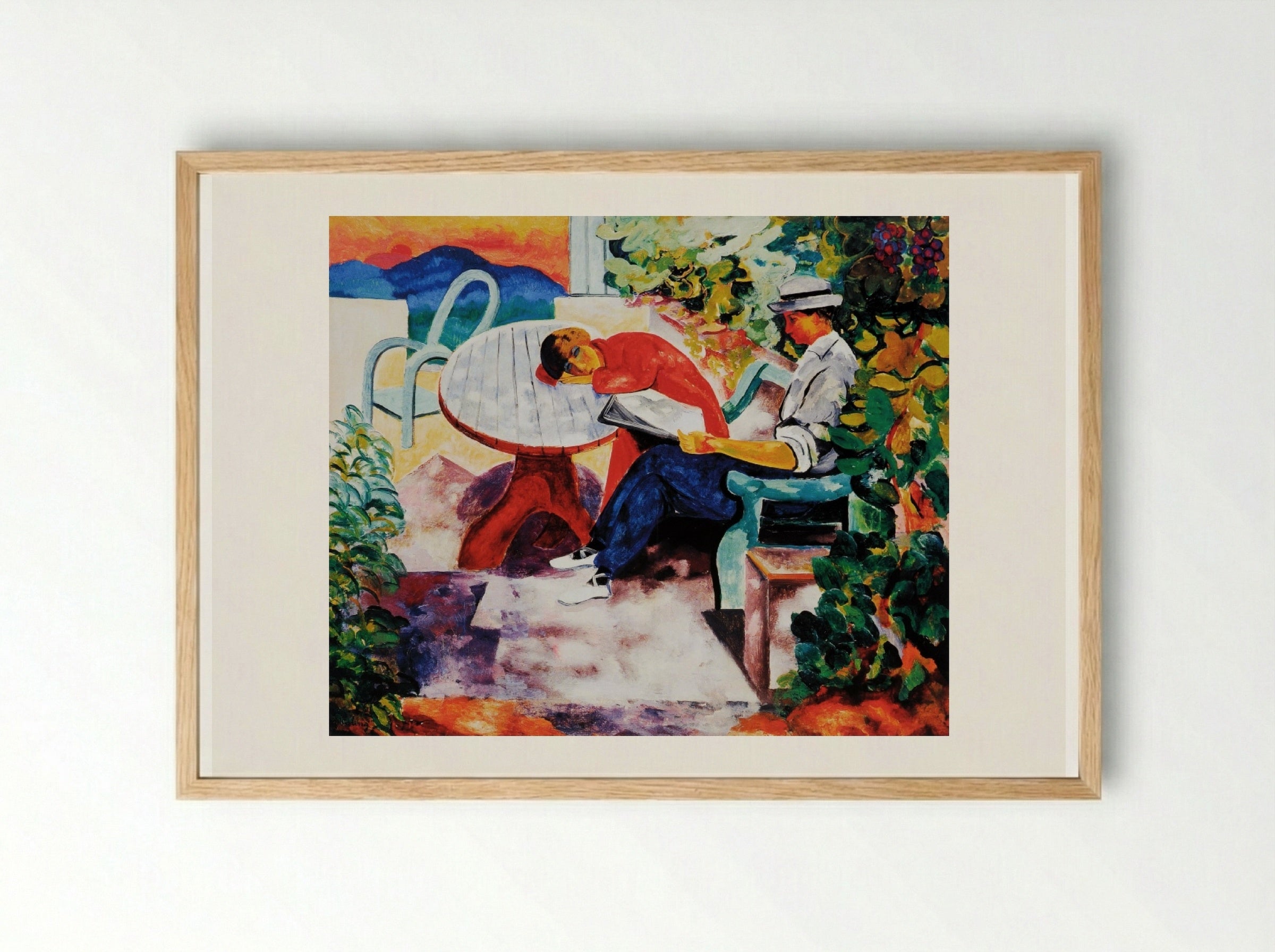 Port at Saint-Tropez - Moïse Kisling - Framed Print Wood