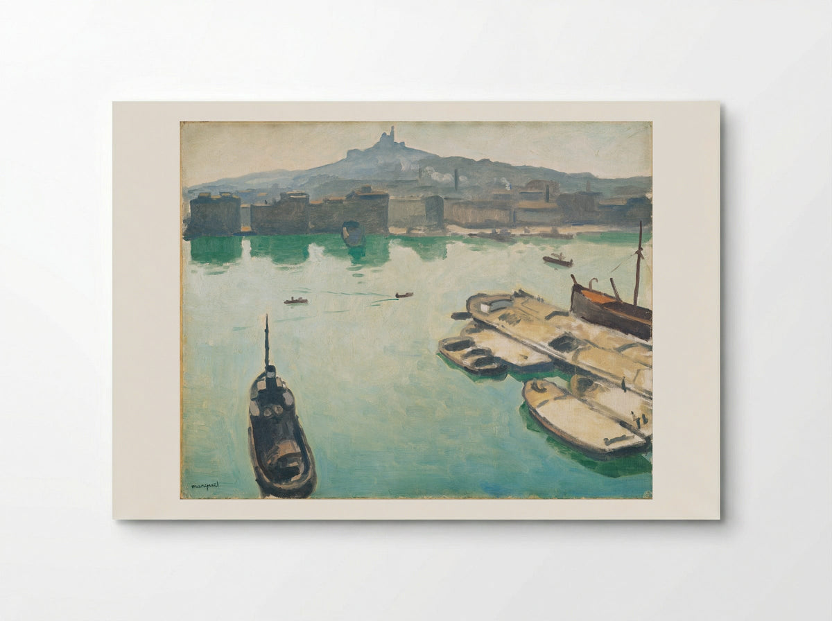 Port of Marseilles - Albert Marquet - Poster