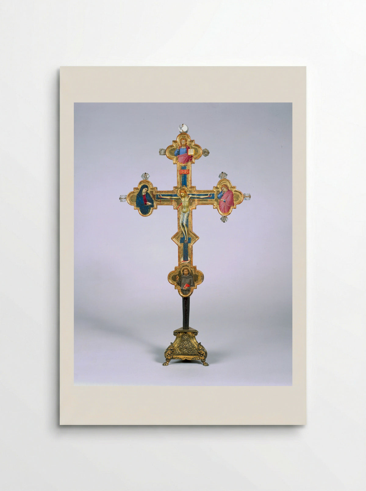 Portable Cross (Obverse) - Luca di Tommè - Poster