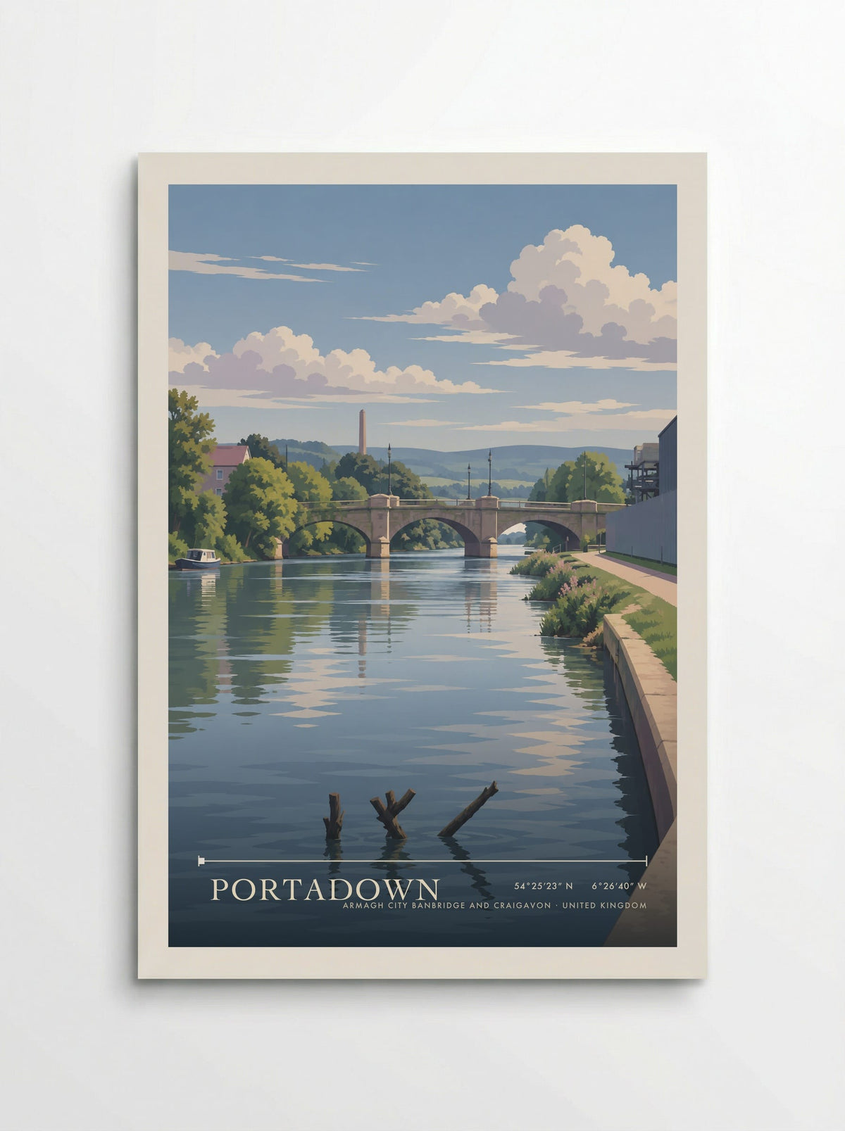 Portadown, Armagh City Banbridge and Craigavon | Travel Poster - Poster