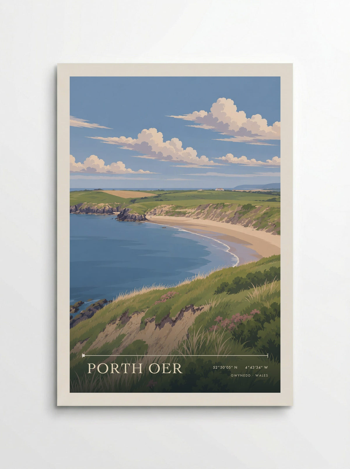 Porth Oer, Gwynedd | Travel Poster - Poster