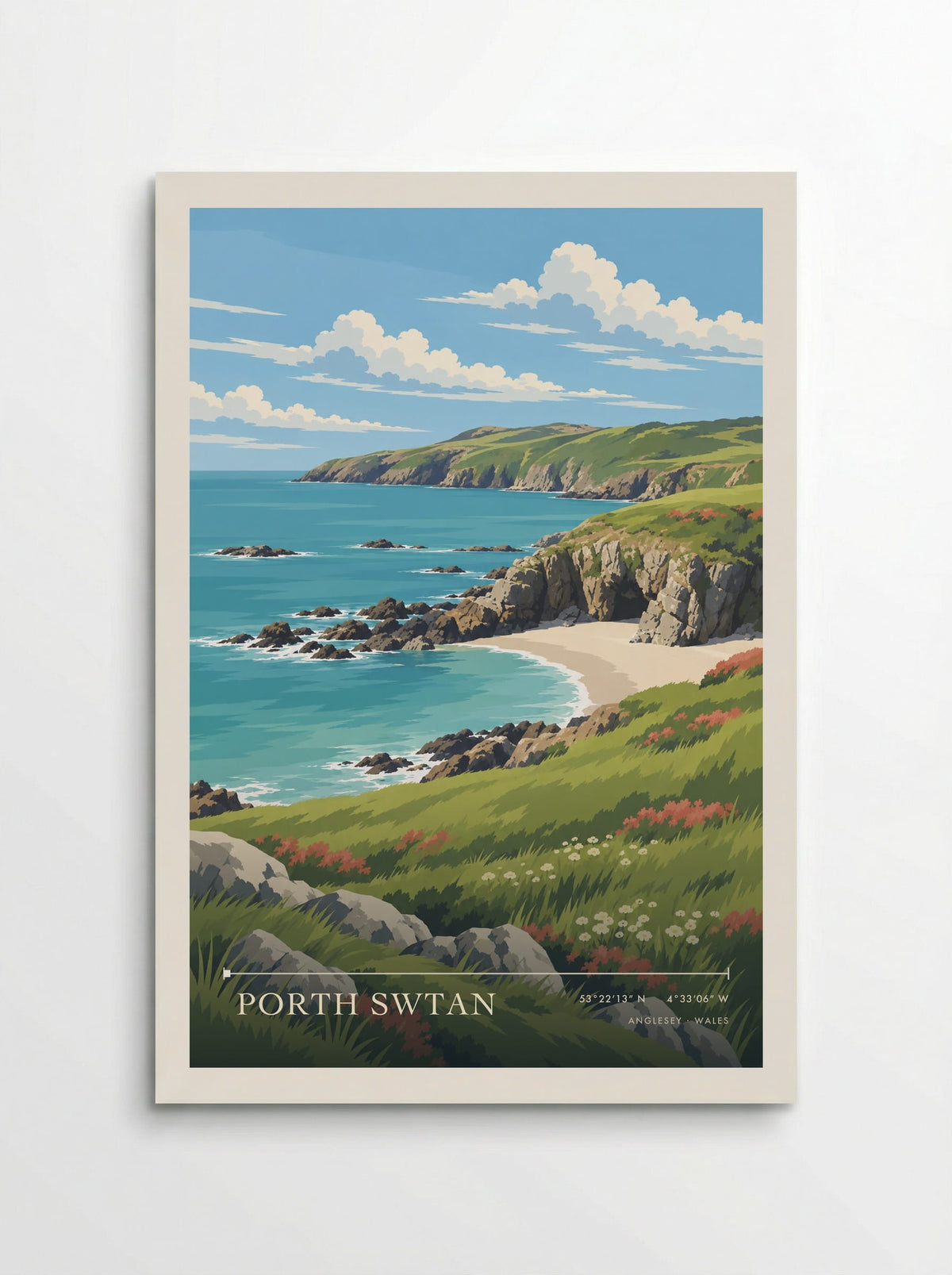 Porth Swtan, Anglesey | Travel Poster - Poster