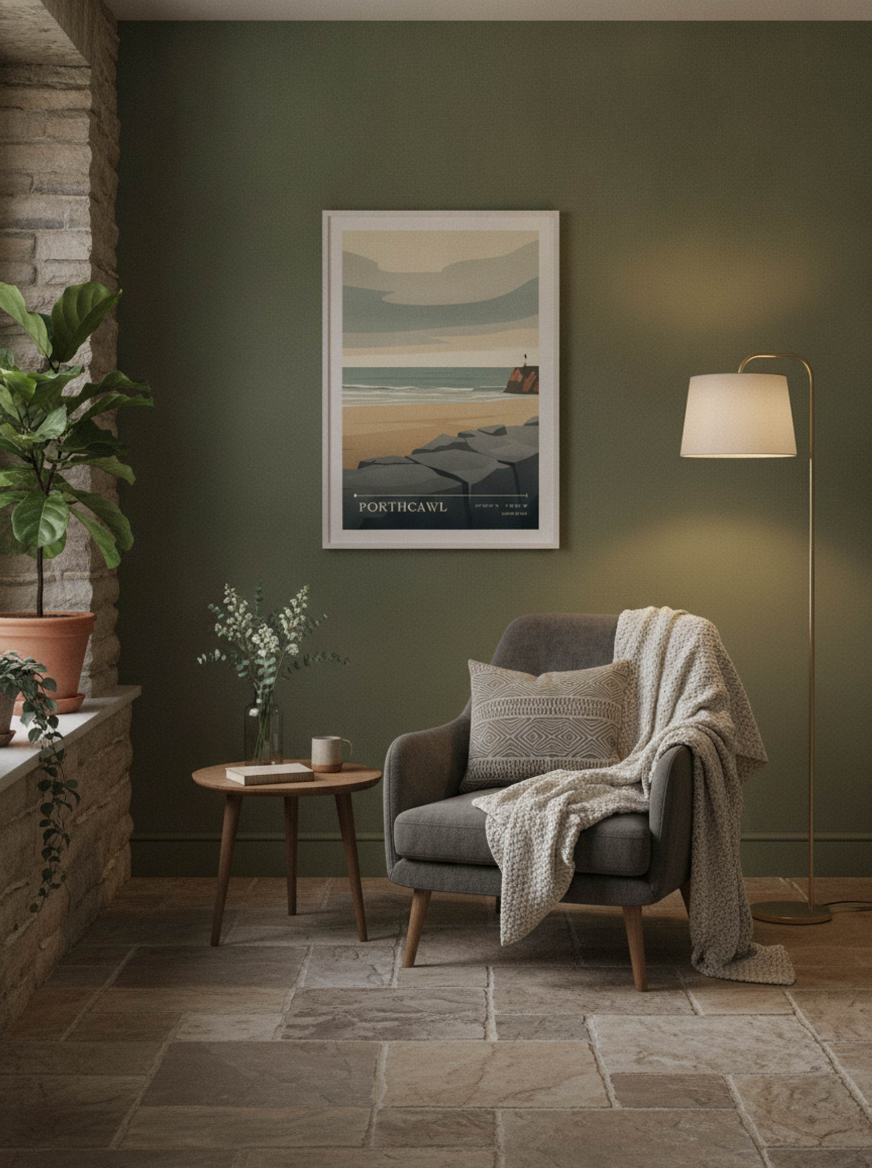 Porthcawl South Wales Wales Travel Poster - Lifestyle