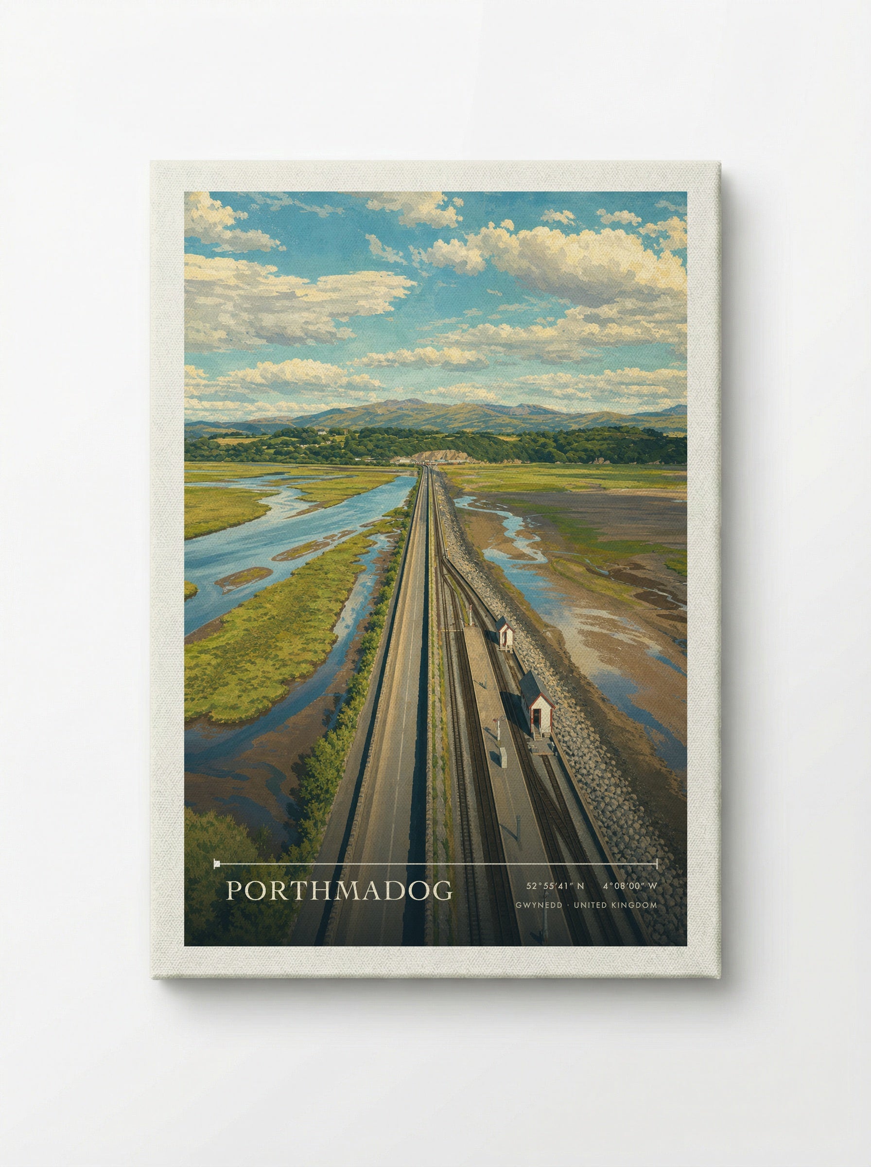 Porthmadog Gwynedd United Kingdom Travel Poster - Canvas