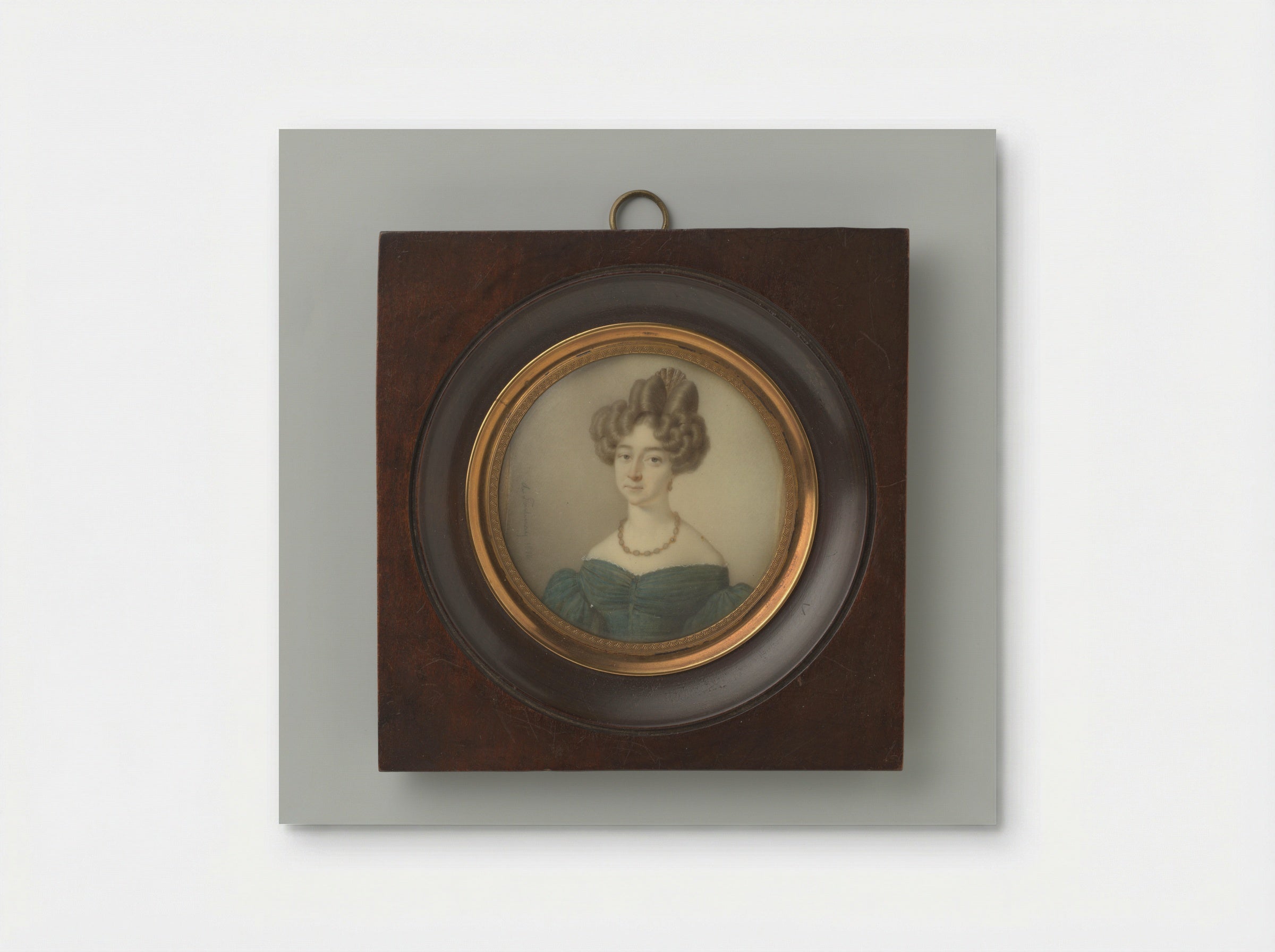 Portrait Miniature of Geertruida Anna Elisabeth Hoffmann - Louis Henri de Fontenay - Poster