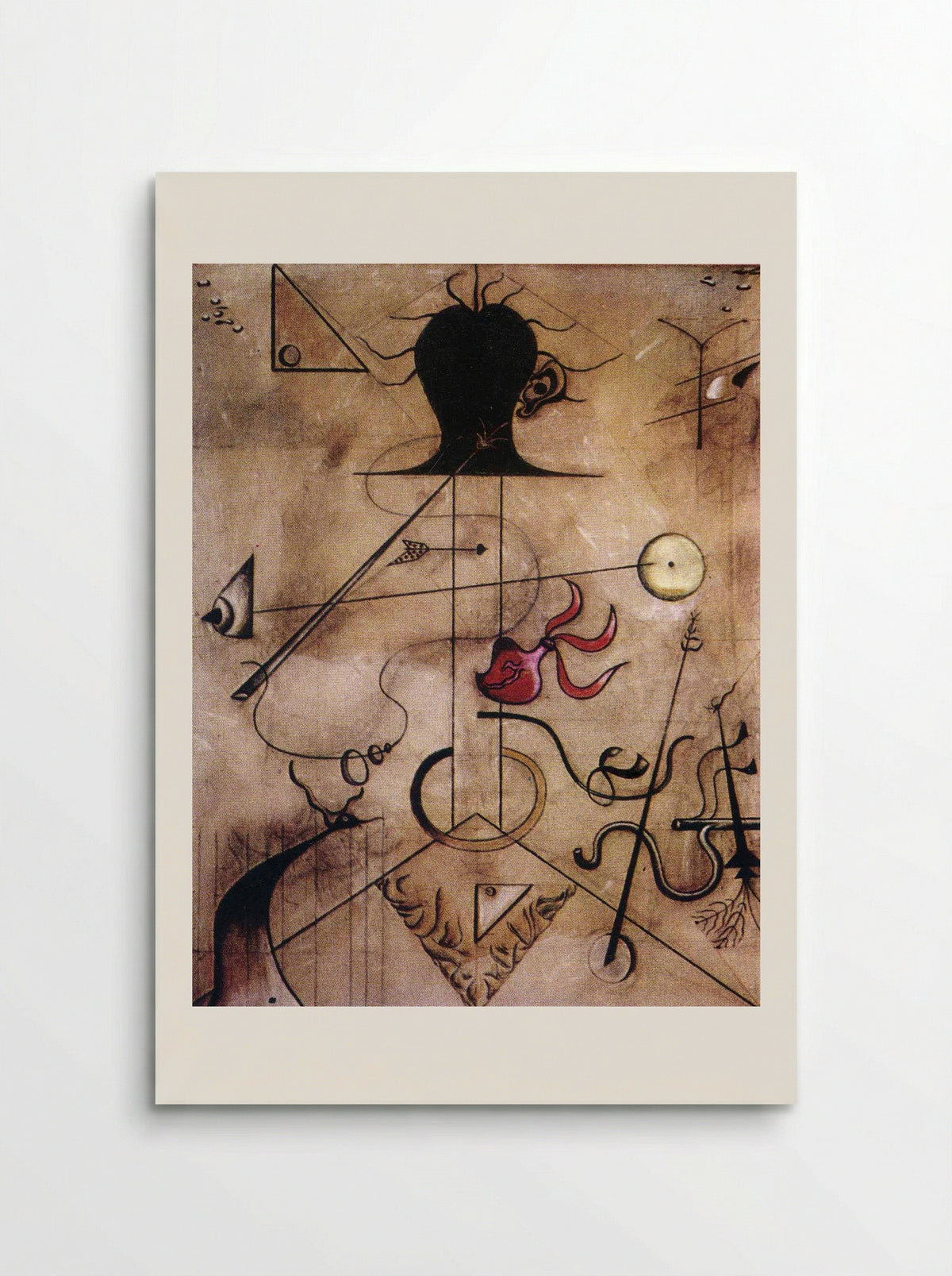 Portrait de Mme. K. - Joan Miró - Poster
