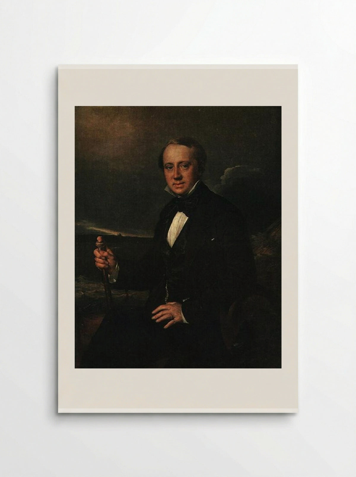 Portrait of A. A. Sapozhnikov - Vasily Tropinin - Poster