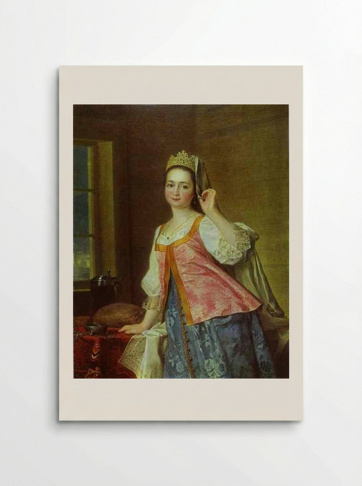 Portrait of A. D. Levitzkaya, Artist's Daughter - Dmitry Levitzky - Poster