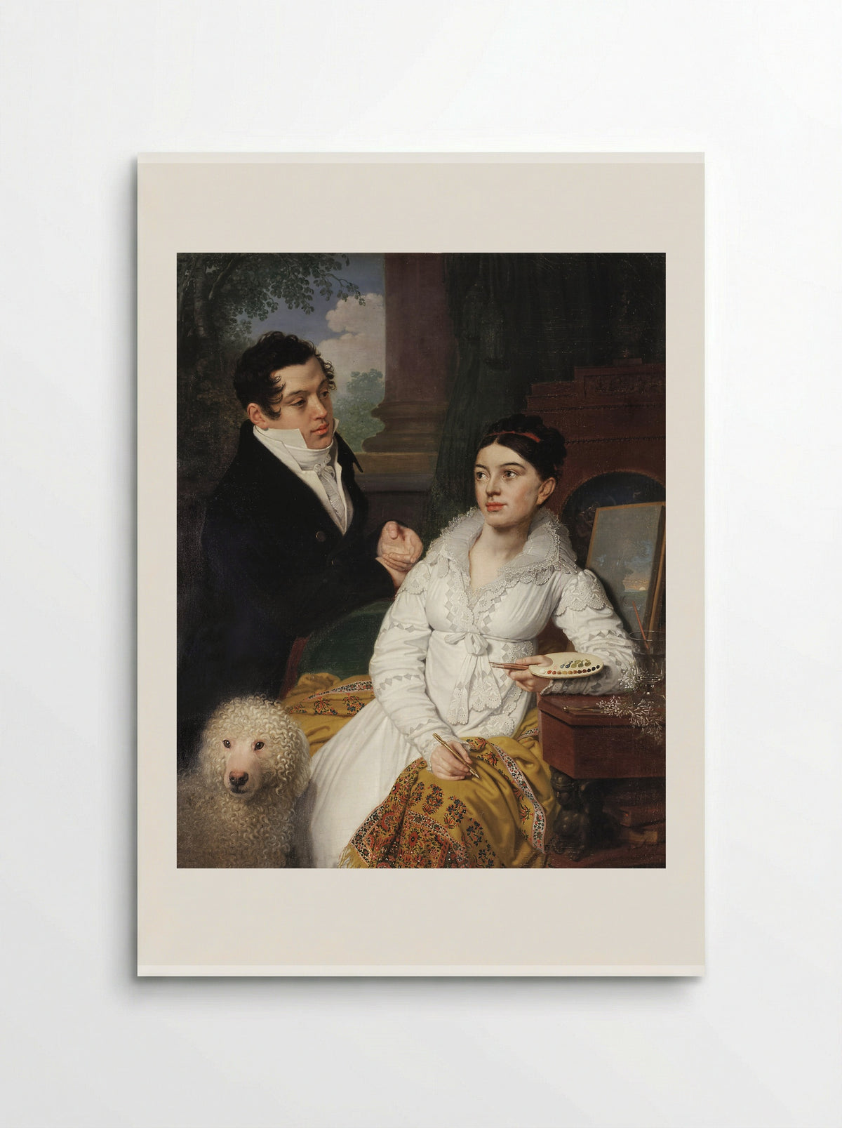 Portrait of A. G. and A. A. Lobanov-Rostovsky - Vladimir Borovikovsky - Poster