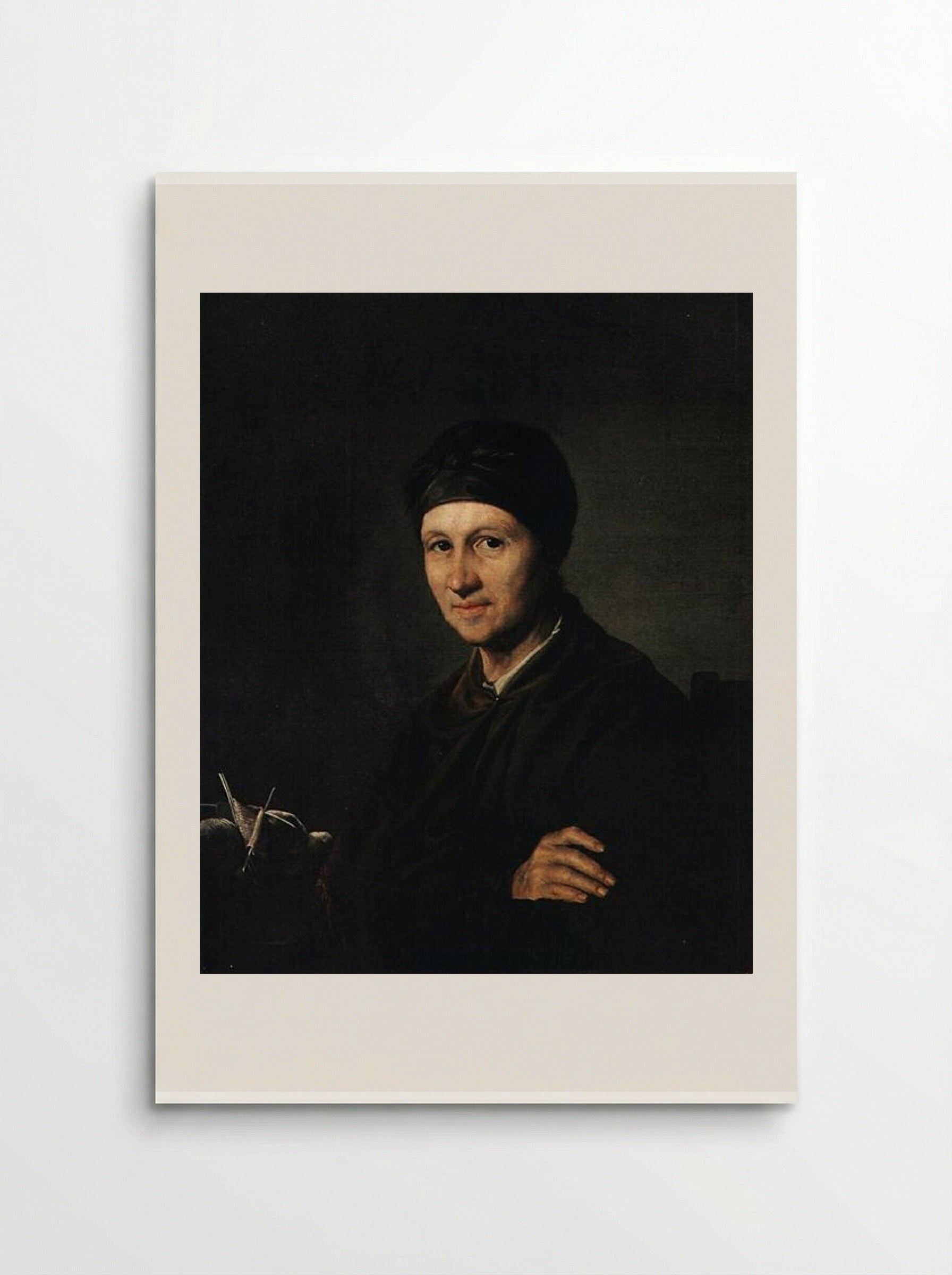 Portrait of A. I. Tropinina - Vasily Tropinin - Poster