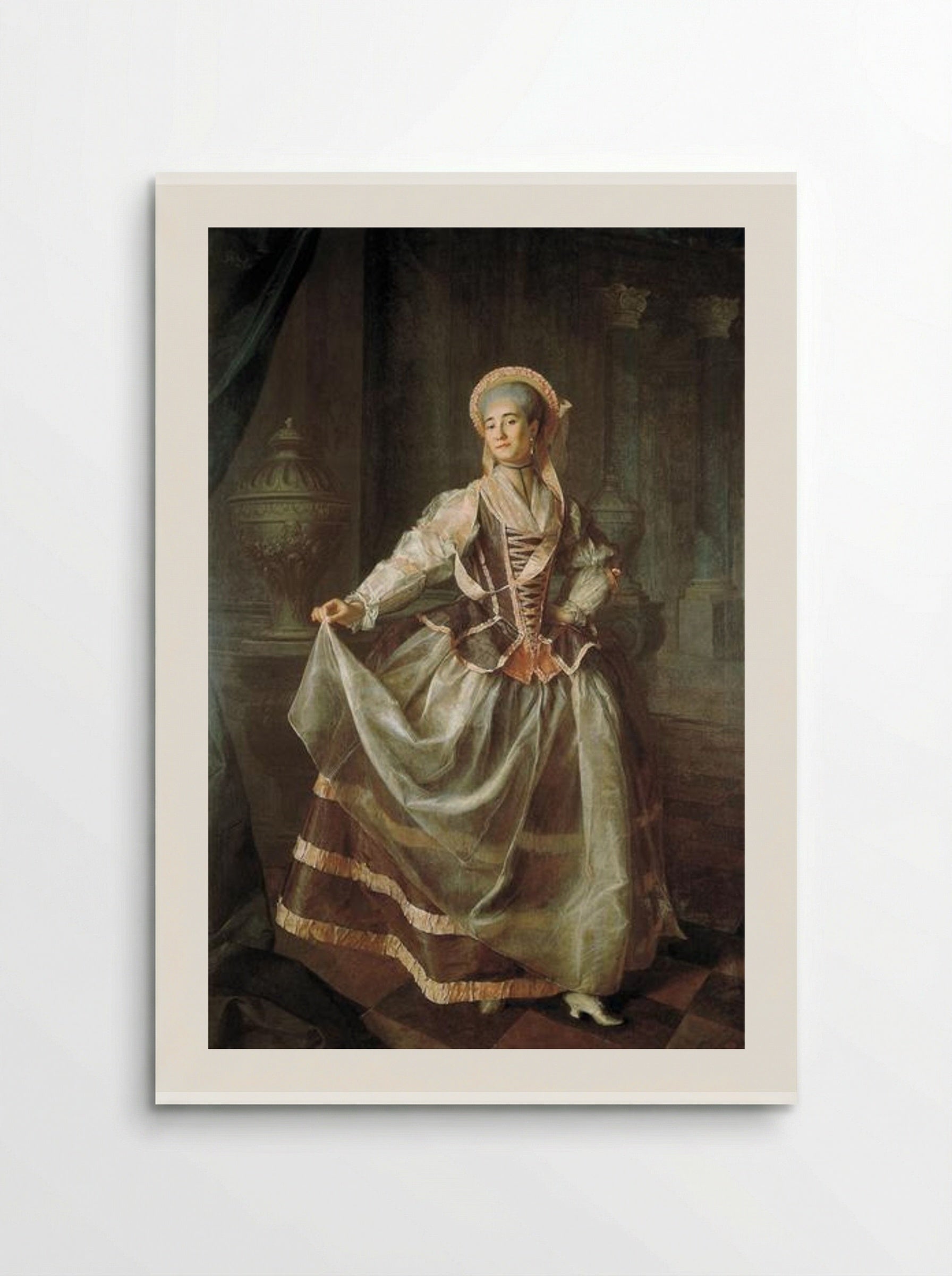 Portrait of A. P. Levshina - Dmitry Levitzky - Poster