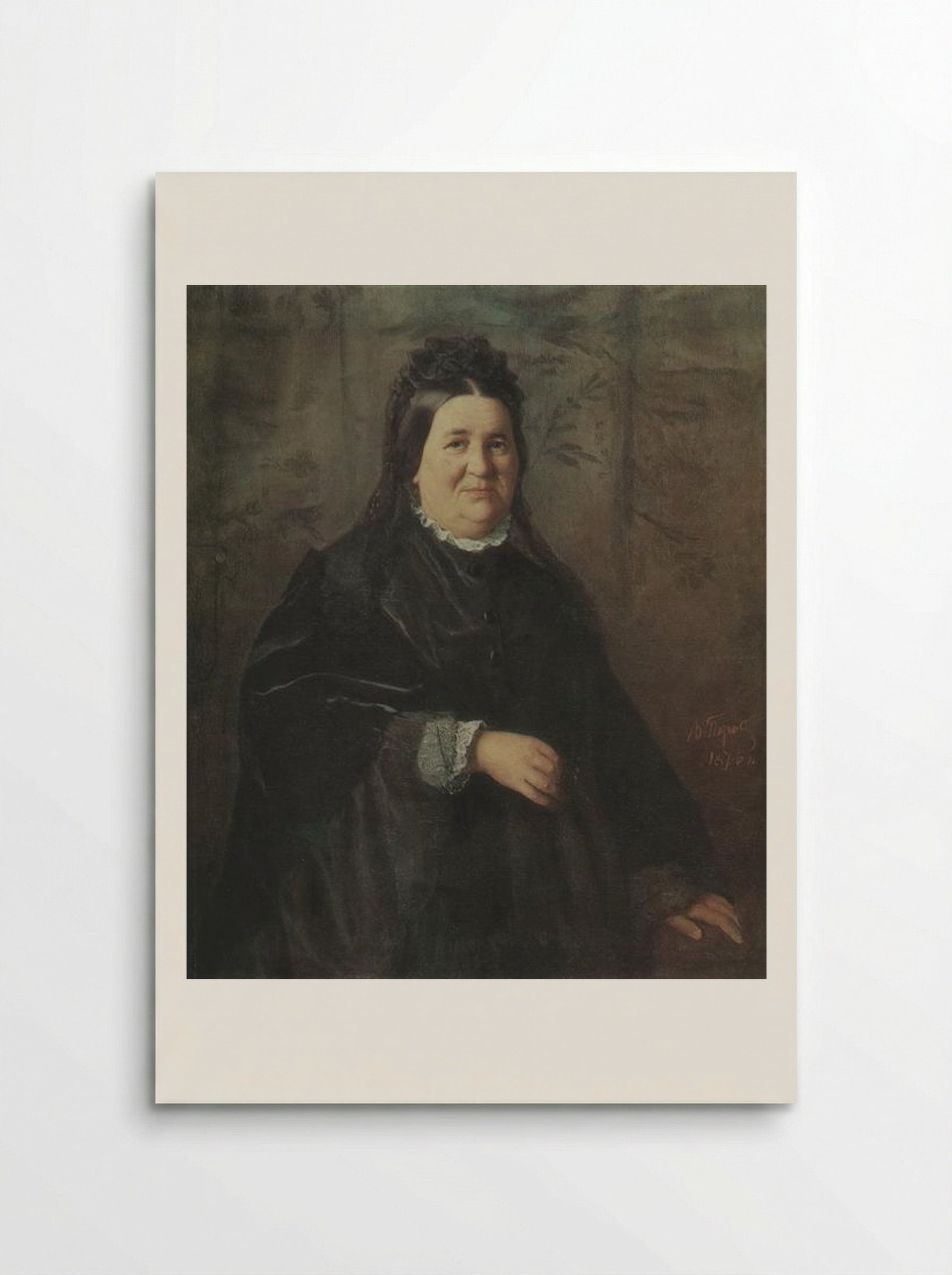 Portrait of A.I. Kridener, born Ivanova - Vasily Perov - Poster