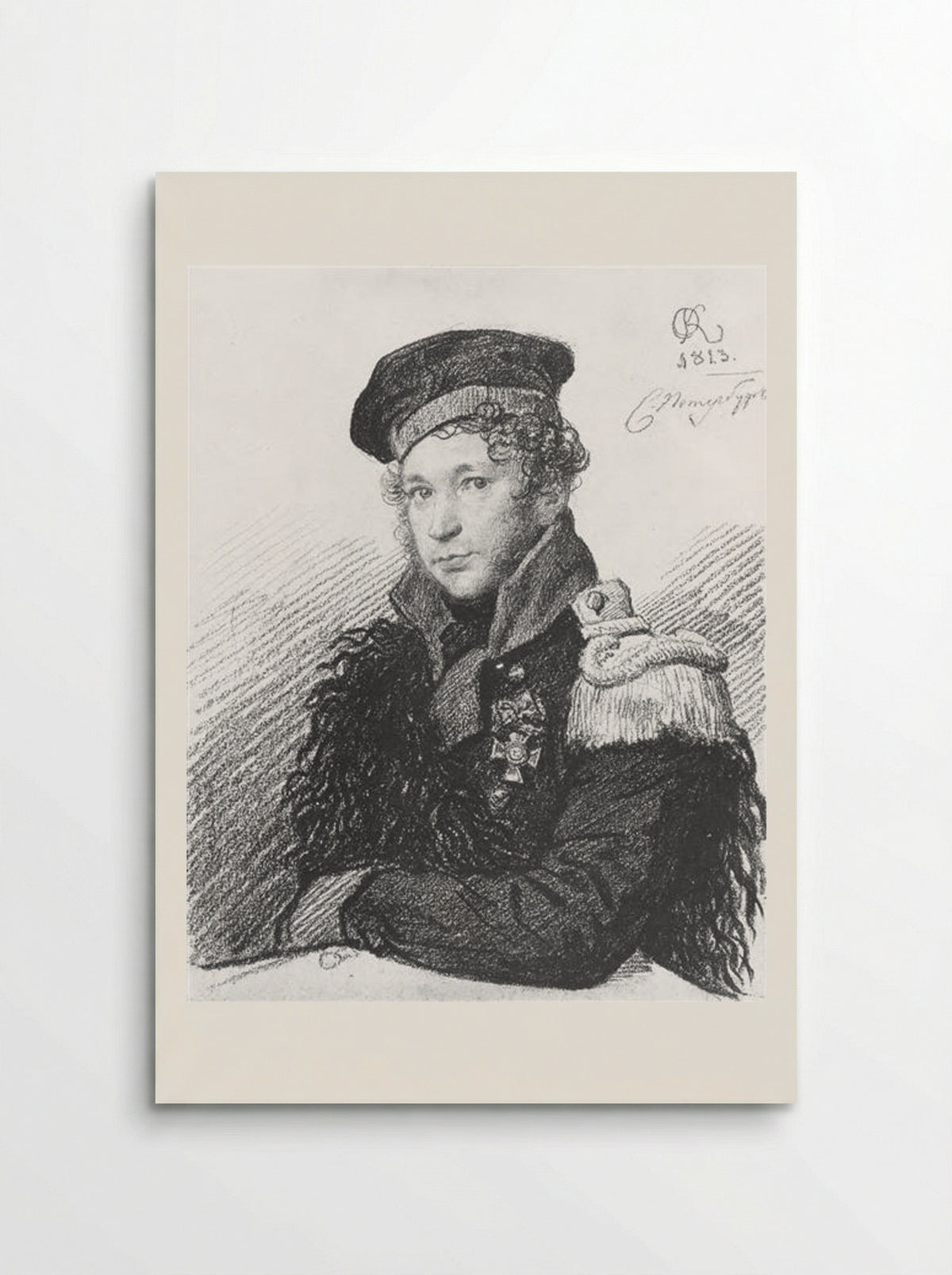 Portrait of A. Tamilov - Orest Kiprensky - Poster