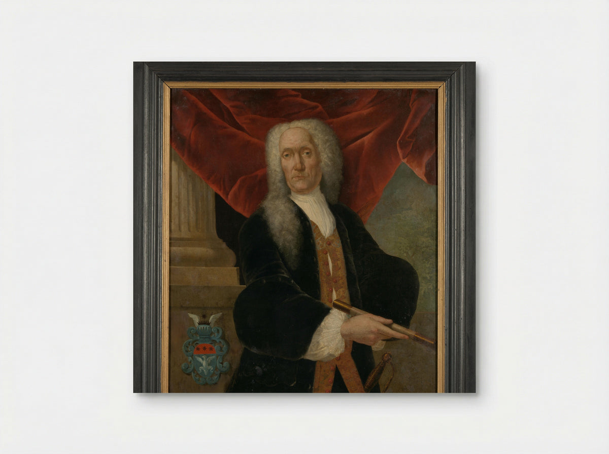 Portrait of Abraham Patras - Theodorus Justinus Rheen - Poster